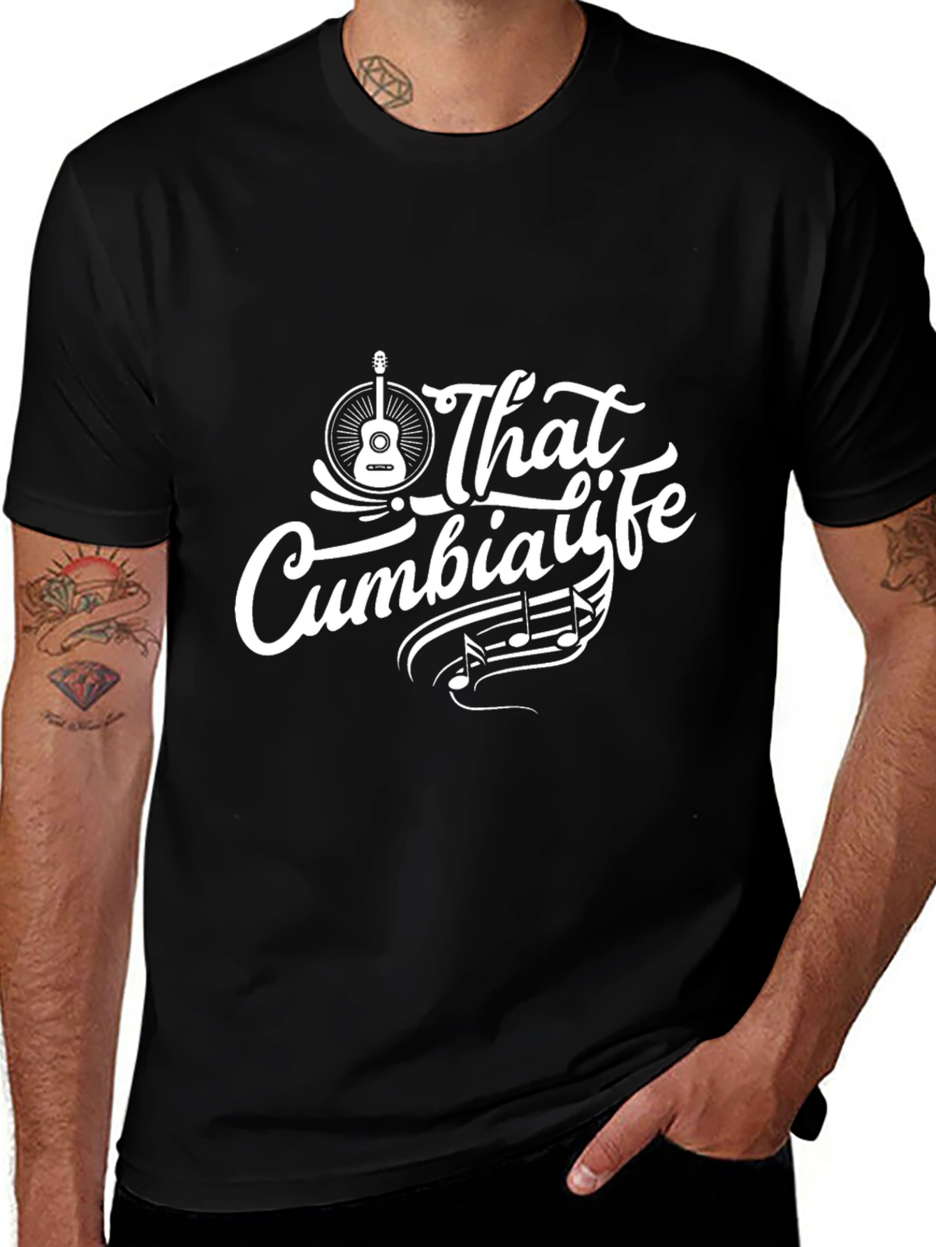 Variant 22 of That Cumbia Life T-Shirt - Black