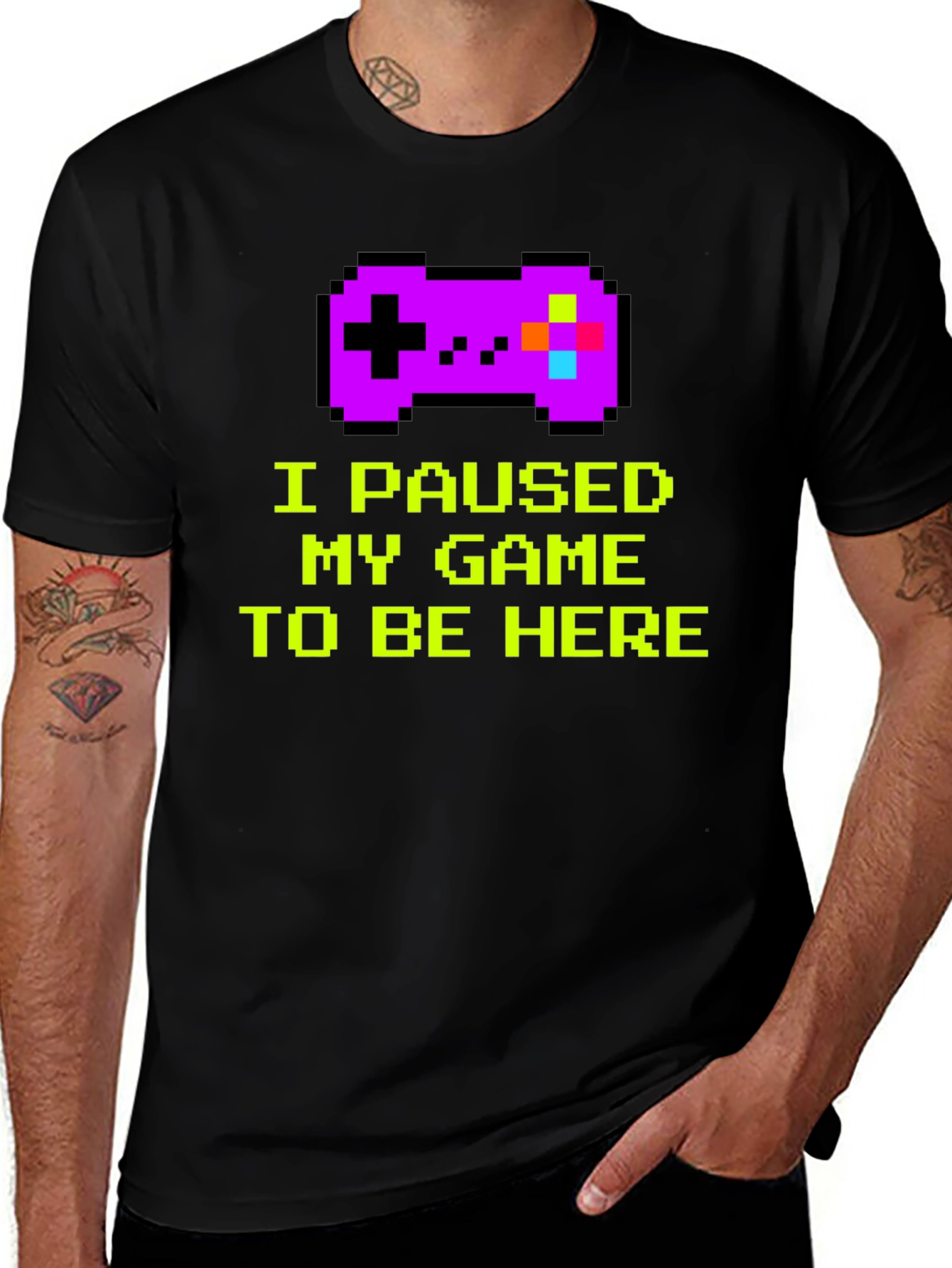 Gamer Humor Tee - I Paused My Game T-Shirt