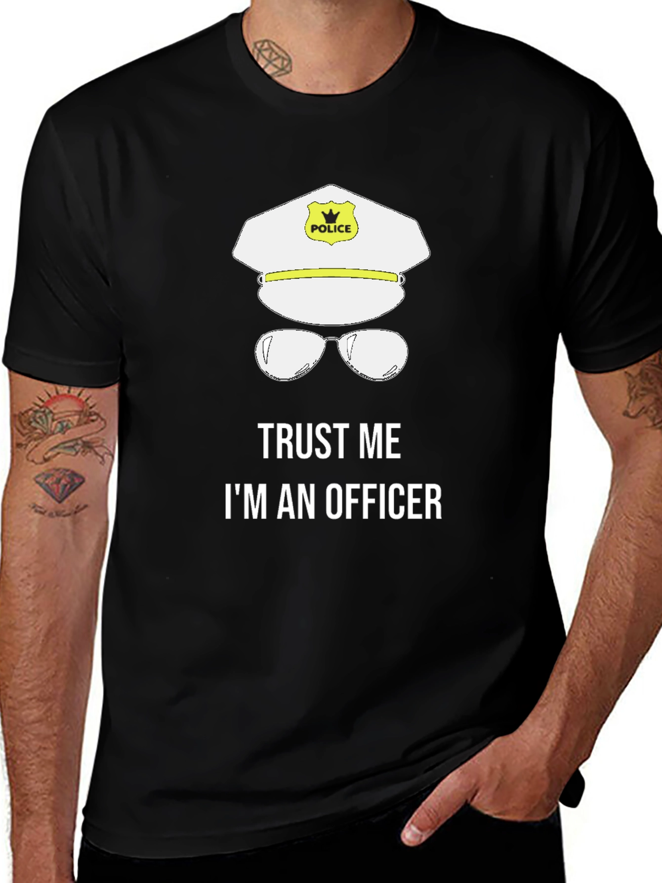 Variant 19 of Trust Me I'm an Officer T-Shirt