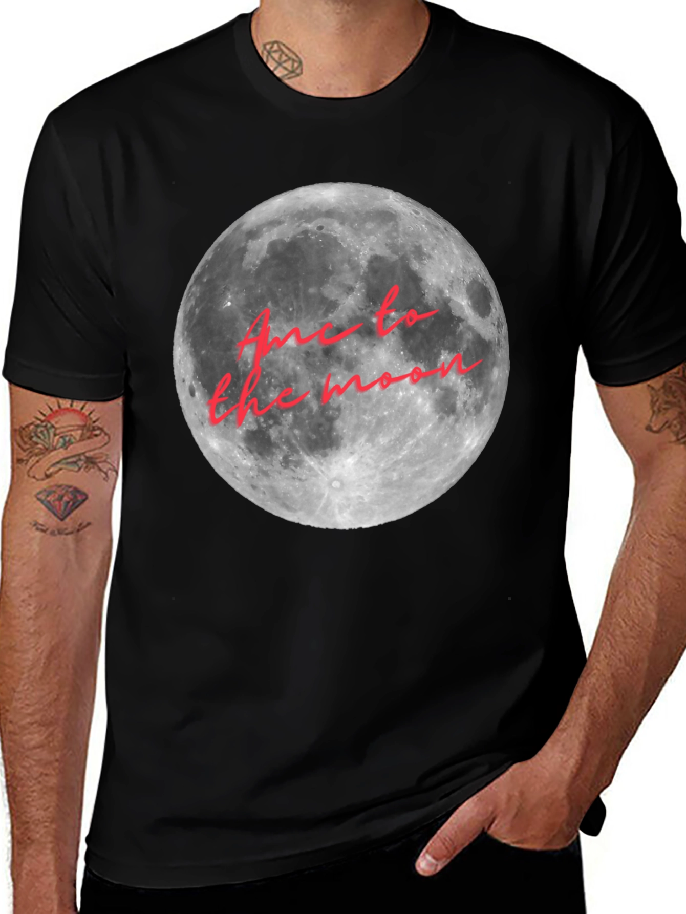 Variant 5 of Moon Landing Graphic Tee - Soft Cotton Comfort