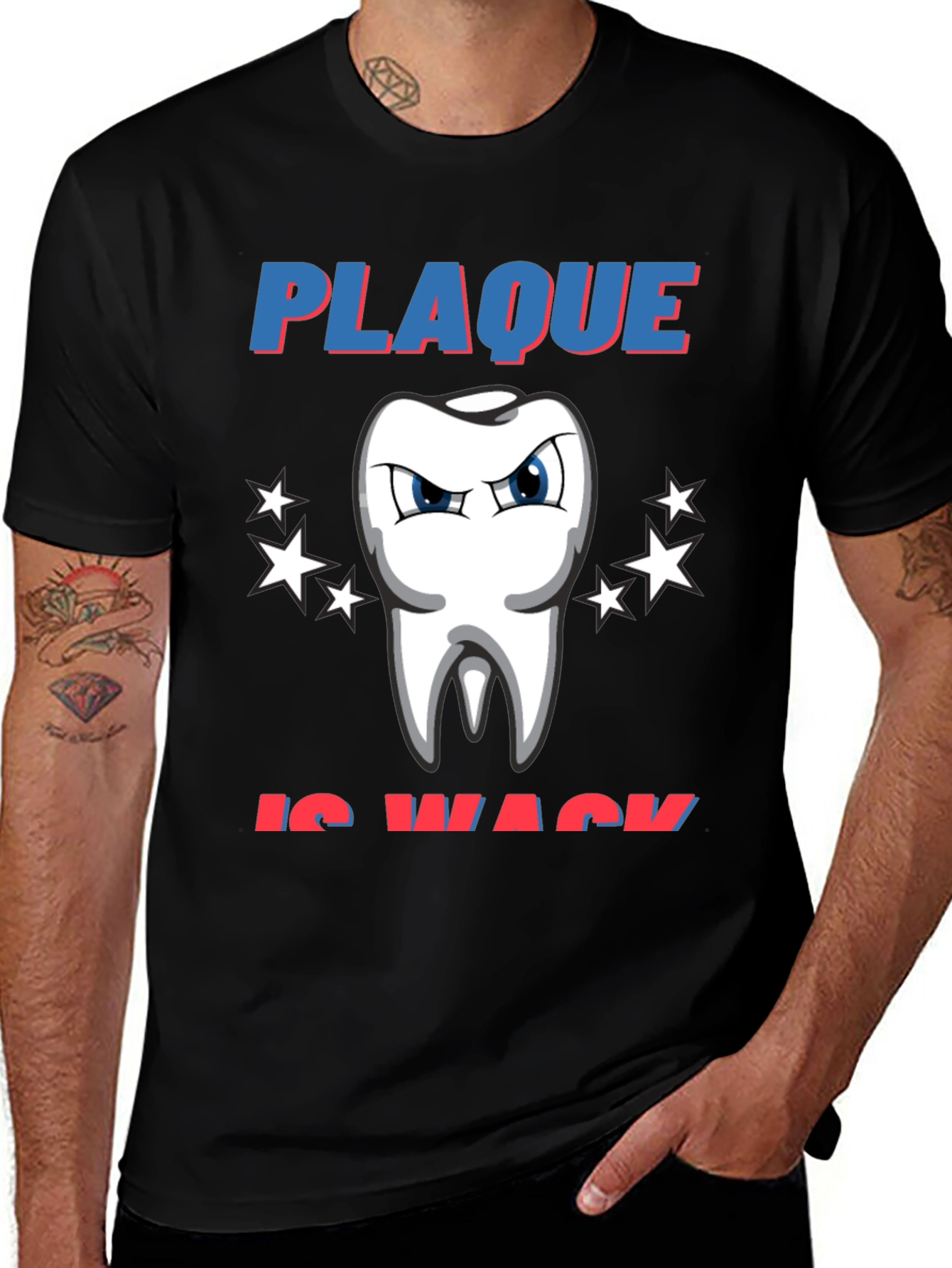 Variant 19 of Plaque is Wack T-Shirt - Funny Dentist Tee