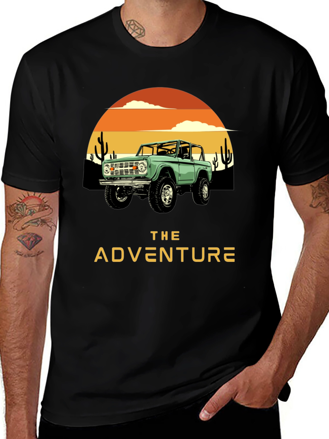 Variant 9 of The Adventure Graphic Tee - Off-Road Bronco
