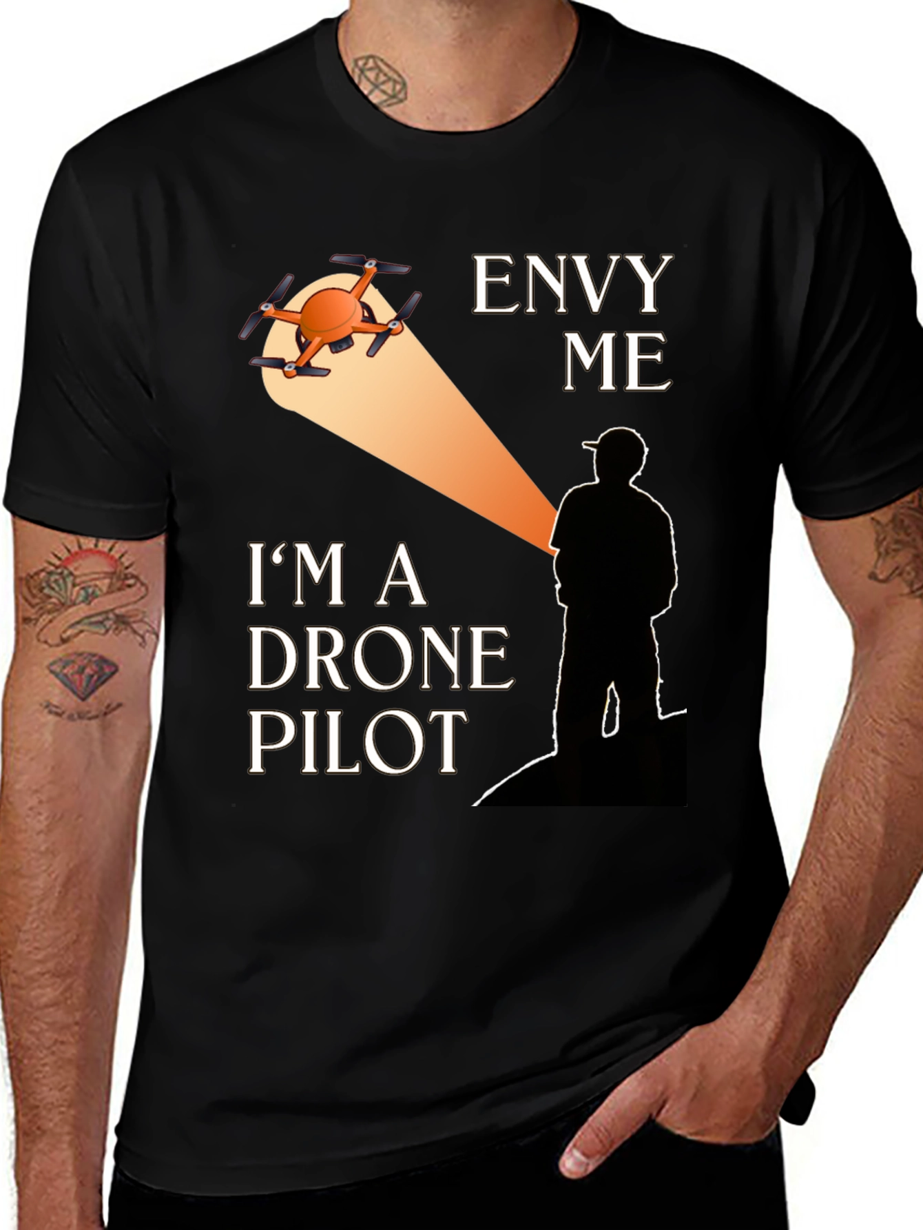 Variant 26 of Envy Me I'm A Drone Pilot Graphic T-Shirt