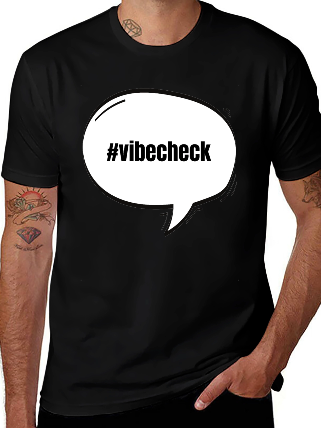 Variant 9 of Vibe Check T-Shirt - Funny Slogan Tee