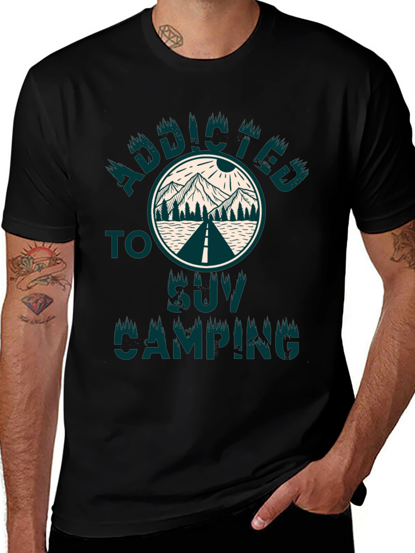 Addicted to SUV Camping T-Shirt