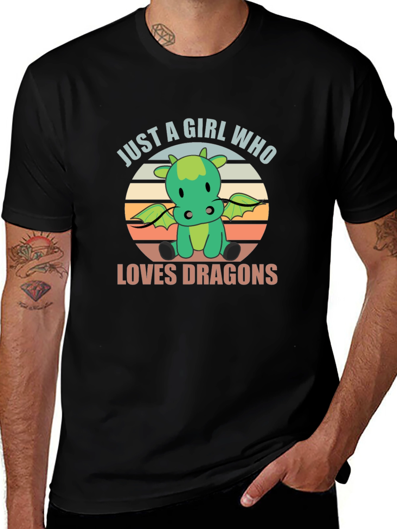 Variant 24 of Just A Girl Who Loves Dragons T-Shirt