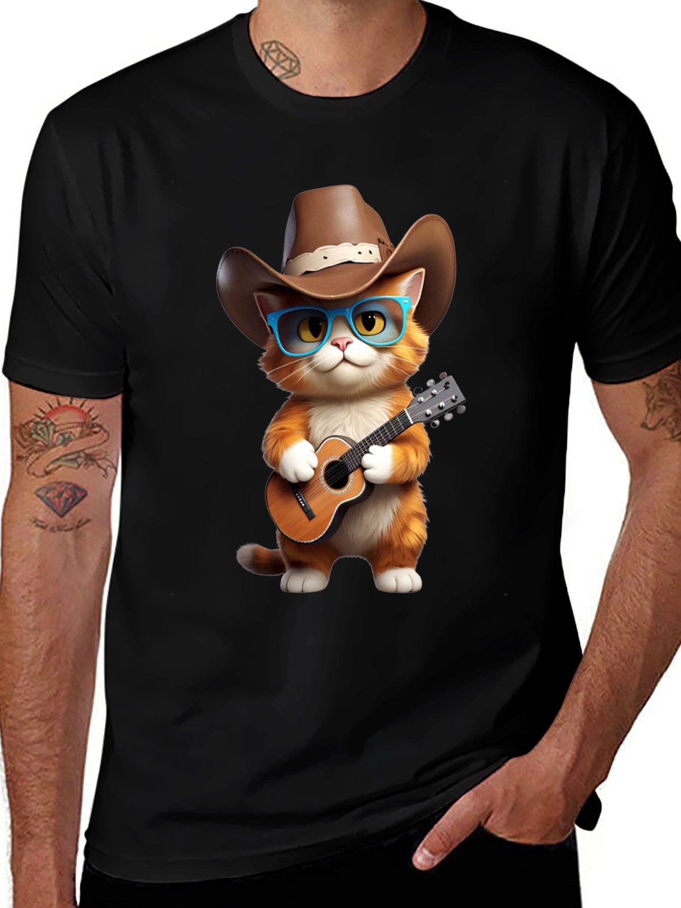 Variant 22 of Cat Cowboy T-Shirt