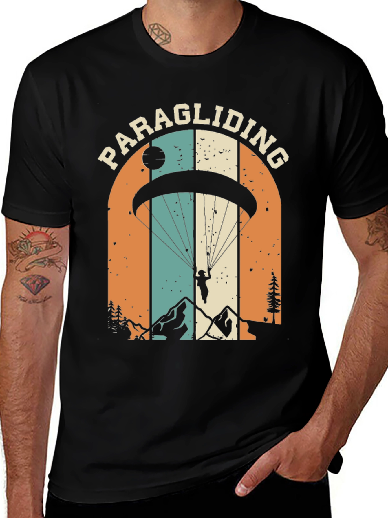 Paragliding T-Shirt - Vintage Design