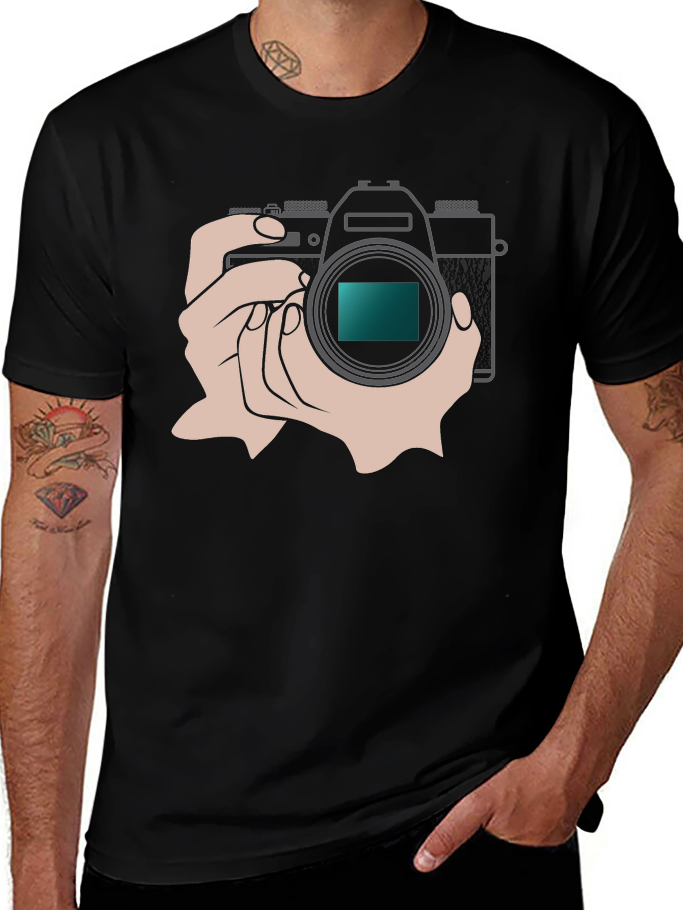 Variant 18 of Camera Graphic T-Shirt - Photography Enthusiast Apparel