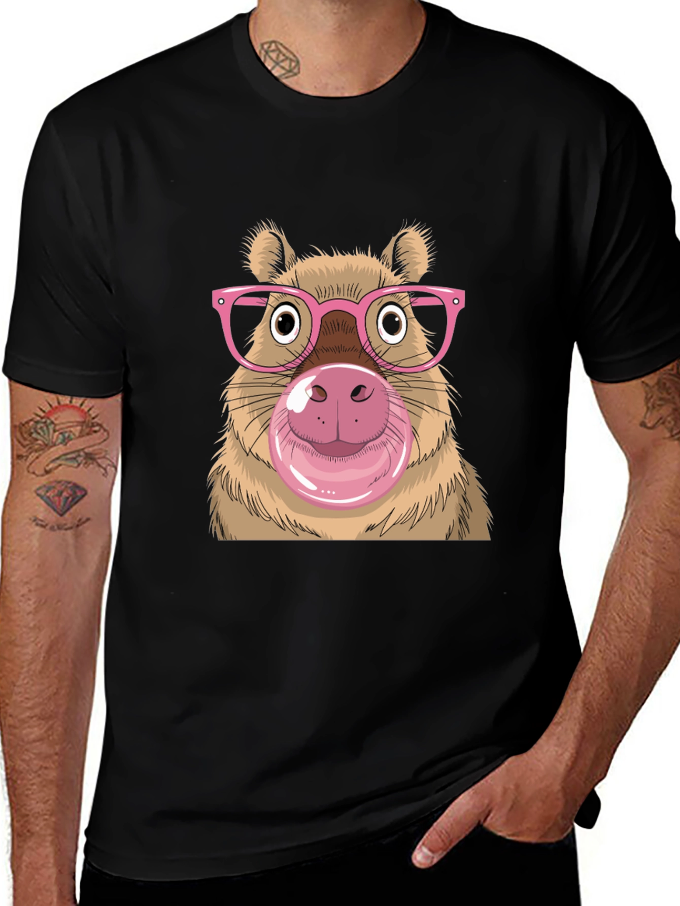 Capybara Bubblegum T-Shirt