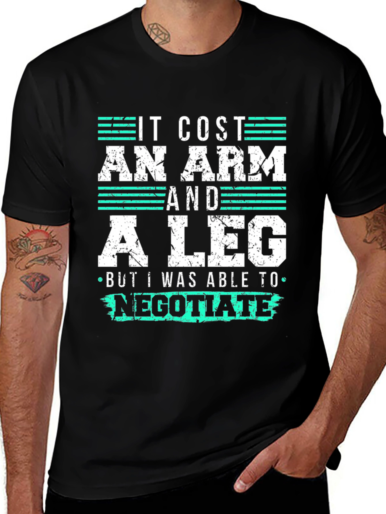 Variant 14 of Funny "Cost an Arm and a Leg" T-Shirt