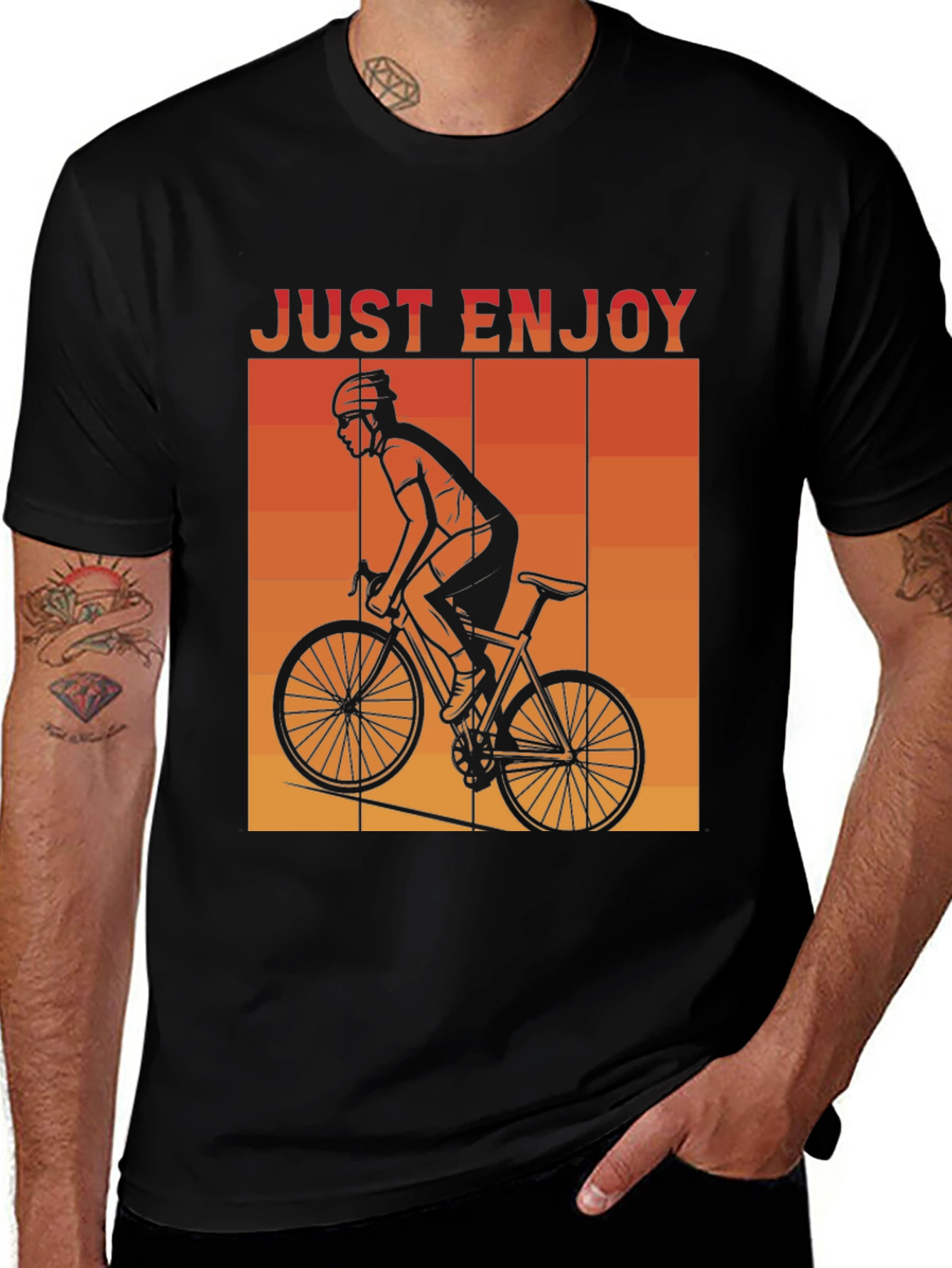 Variant 30 of Just Enjoy Cycling T-Shirt