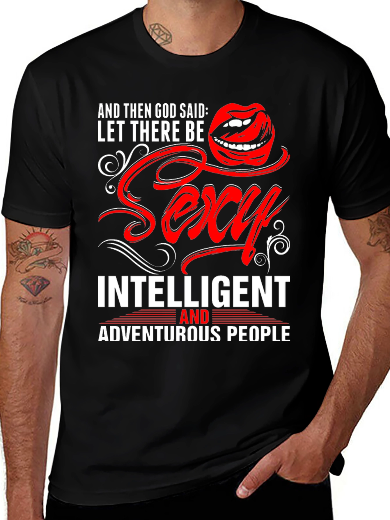 Variant 18 of Sexy Intelligent Adventurous T-Shirt