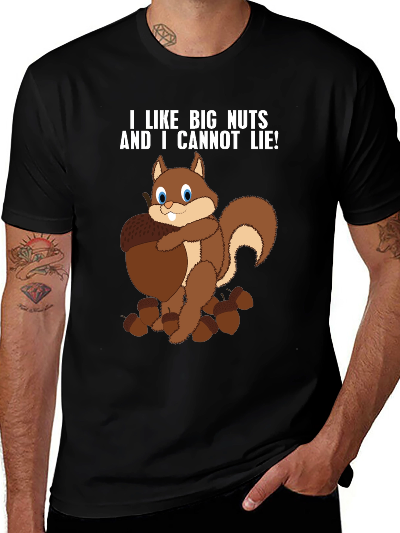 Variant 18 of Big Nuts Squirrel Tee