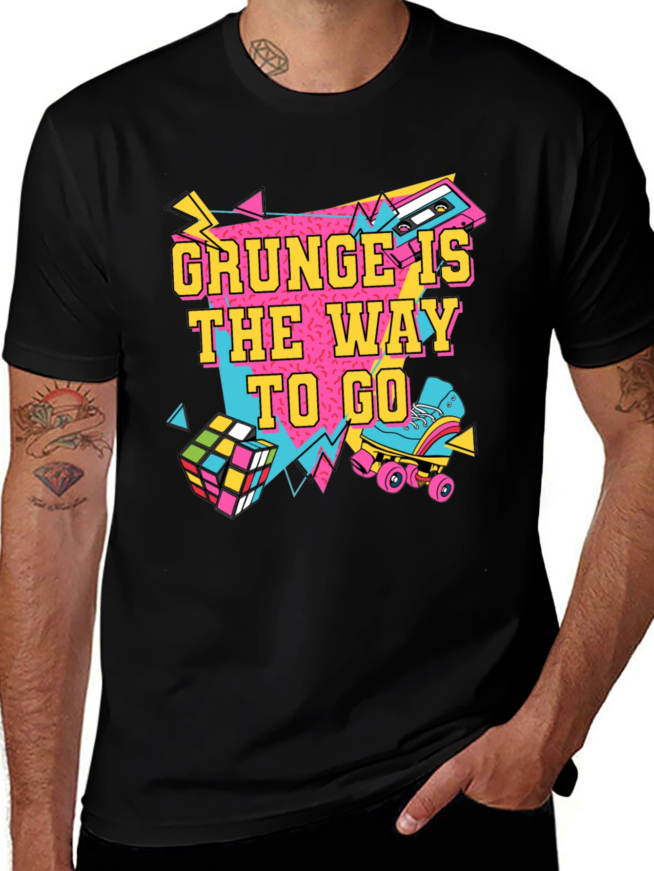 Variant 5 of Retro 80s Grunge T-Shirt