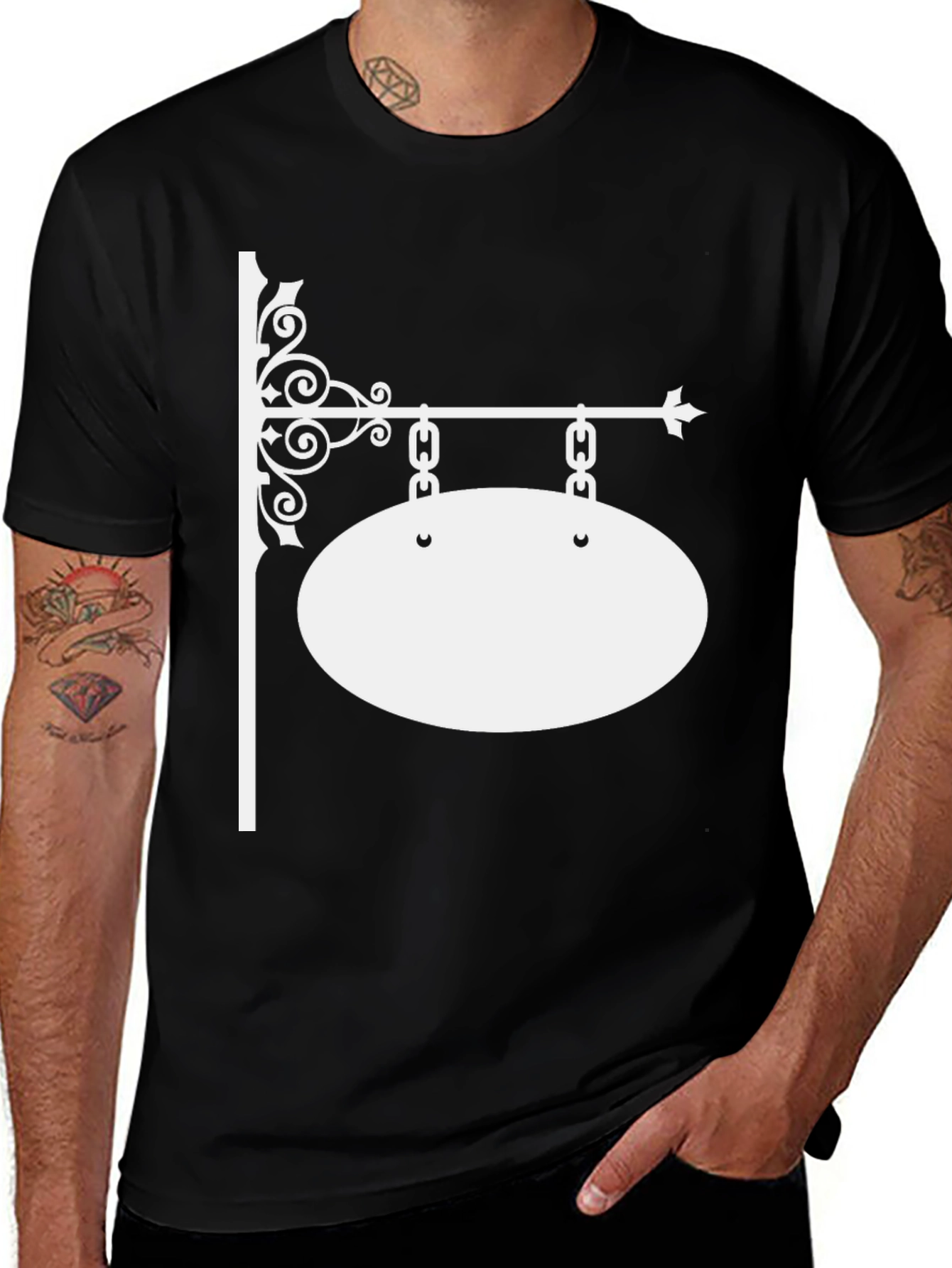 Variant 23 of Vintage Style Sign Graphic T-Shirt