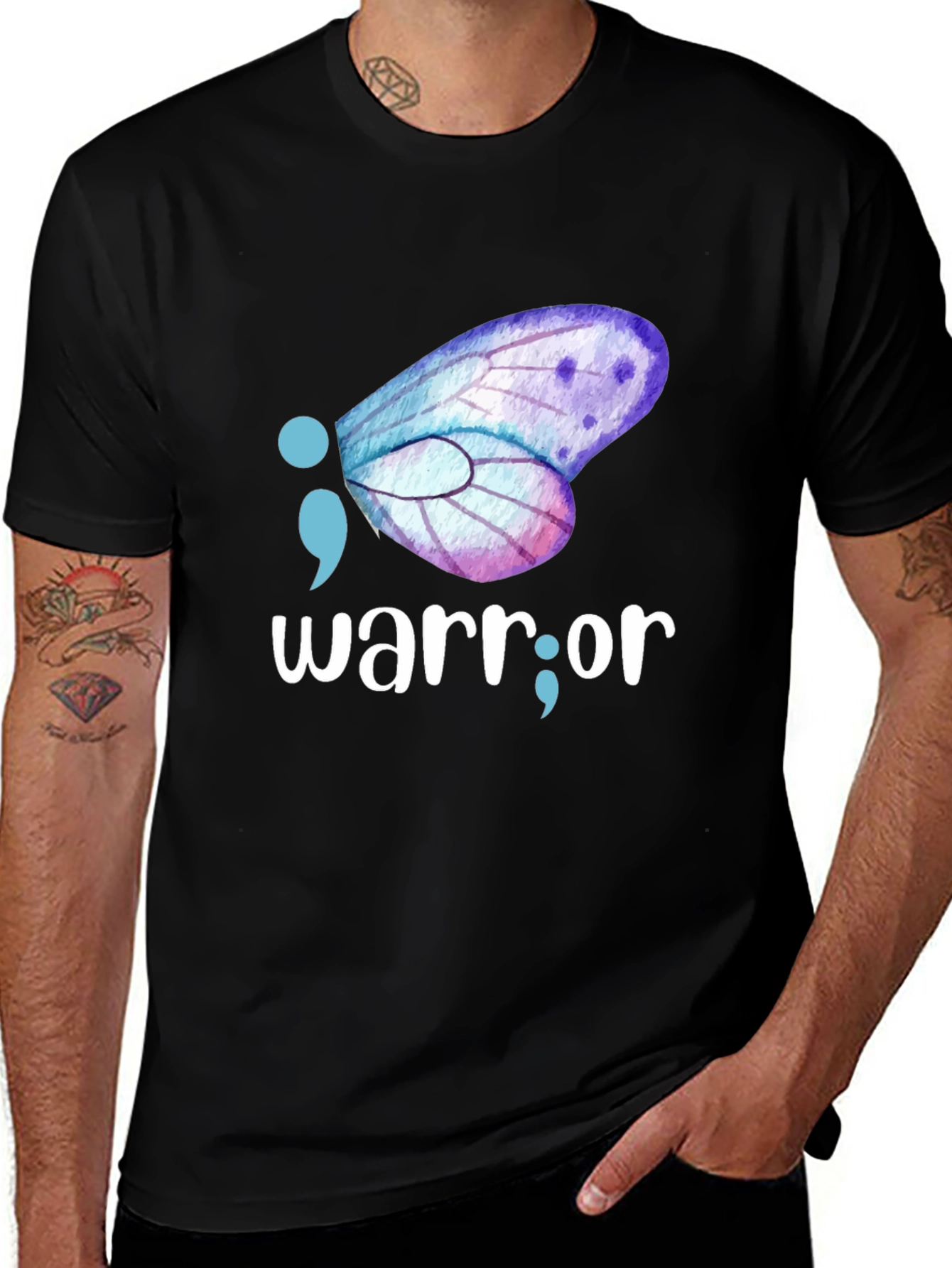Variant 27 of Warrior Semciolon Butterfly Graphic Tee