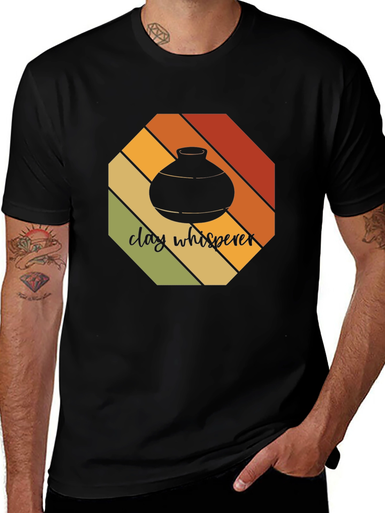 Variant 8 of Clay Whisperer T-Shirt Pottery Lover Gift
