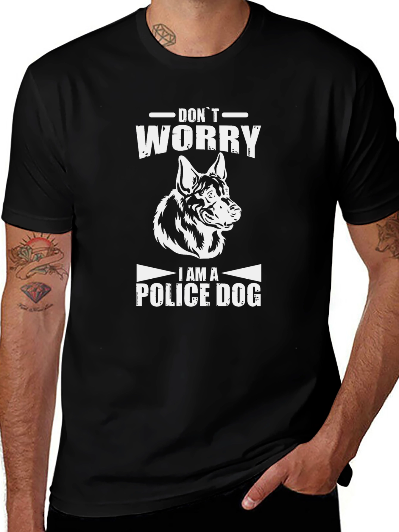 Don't Worry Police Dog T-Shirt - K9 Unit Apparel