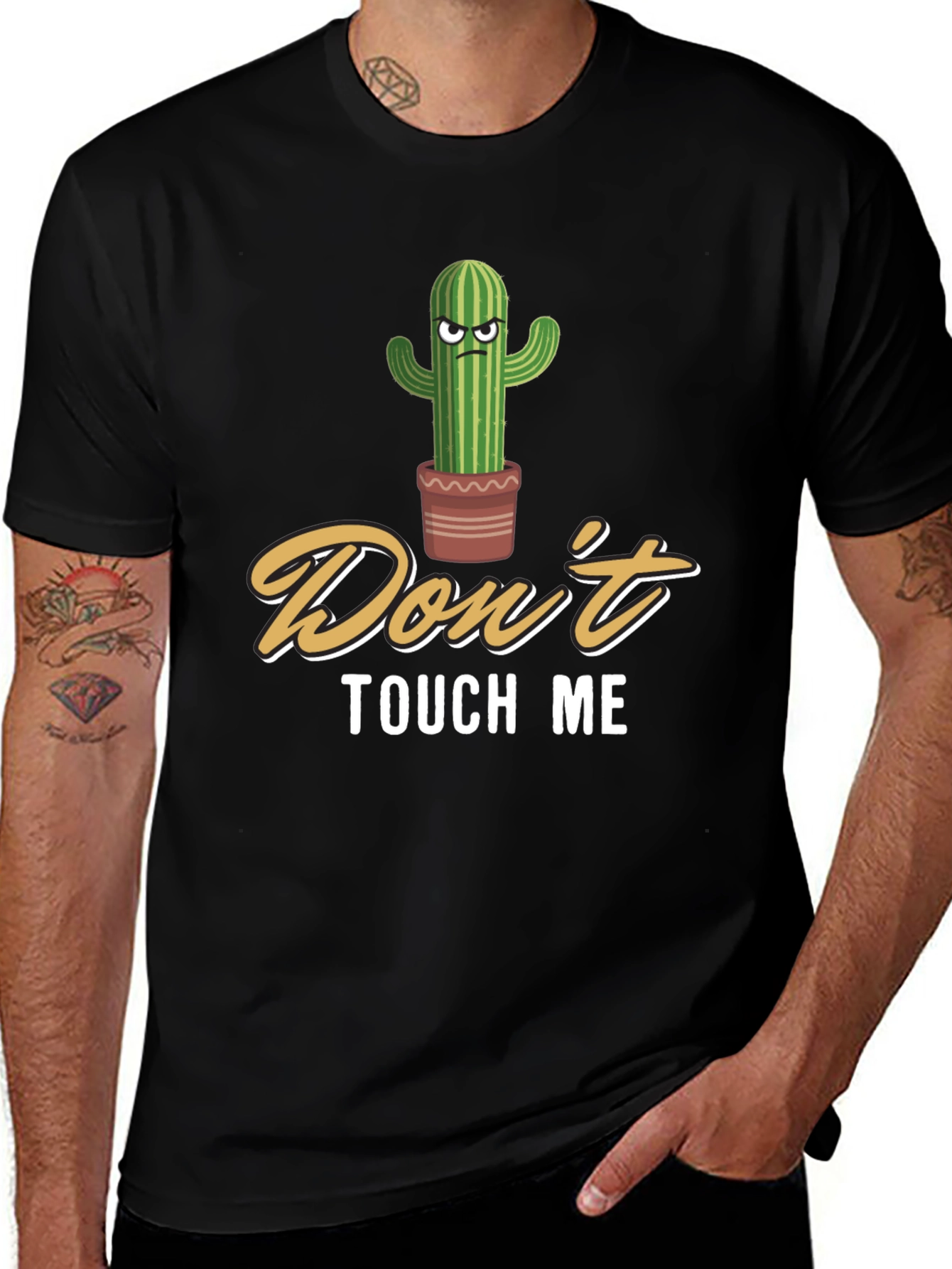 Variant 25 of Don't Touch Me Cactus Graphic T-Shirt