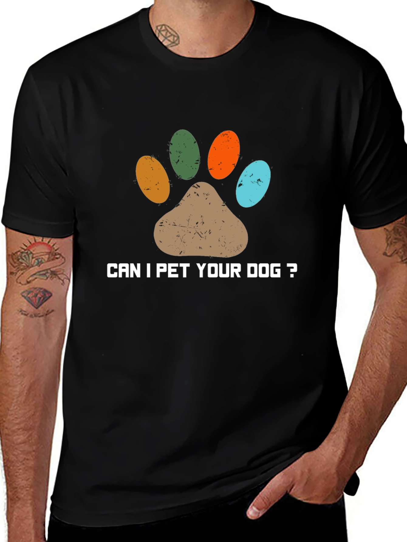 Variant 15 of Can I Pet Your Dog T-Shirt
