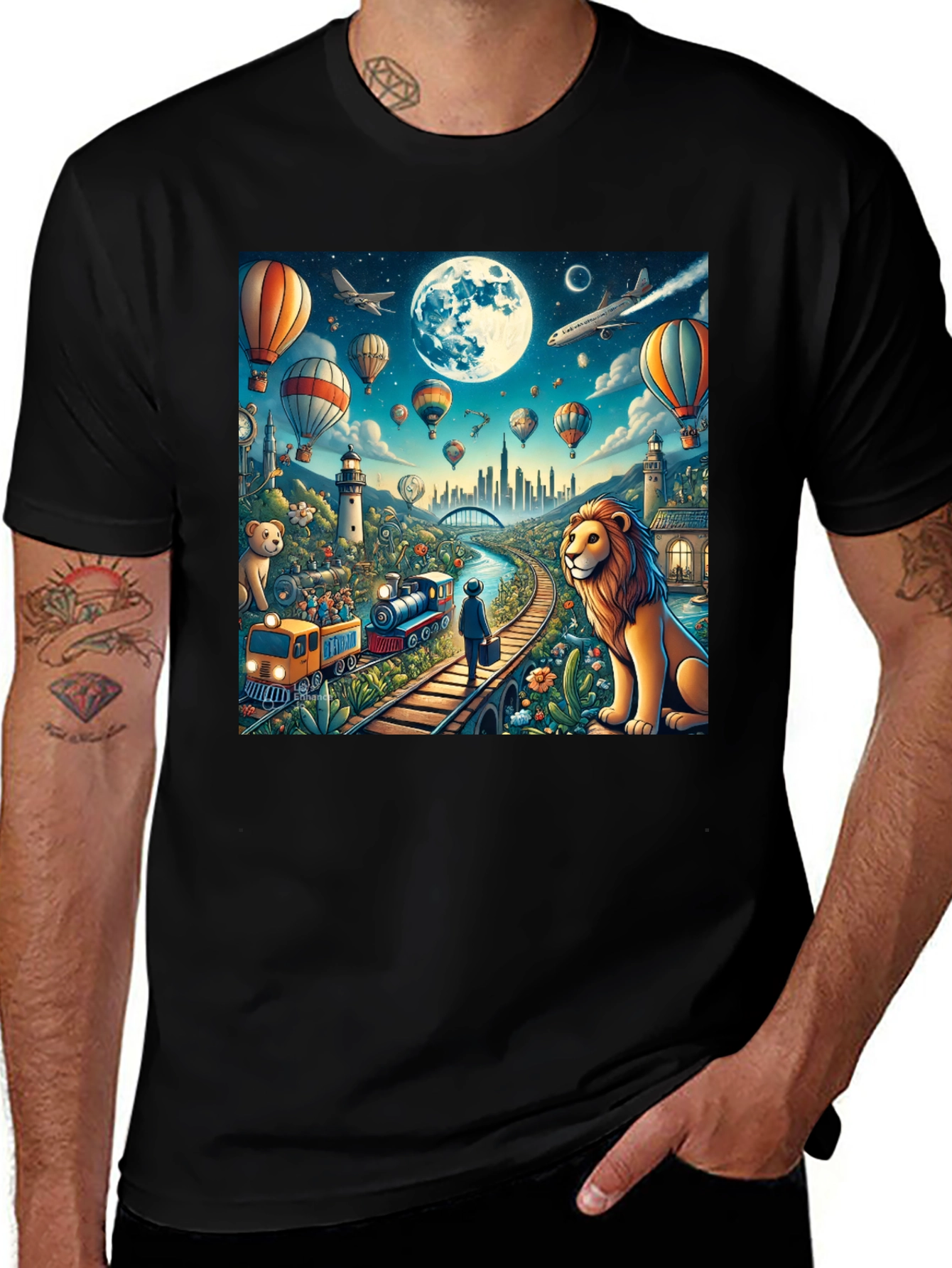 Variant 23 of Imaginative Dreamscape Graphic T-Shirt