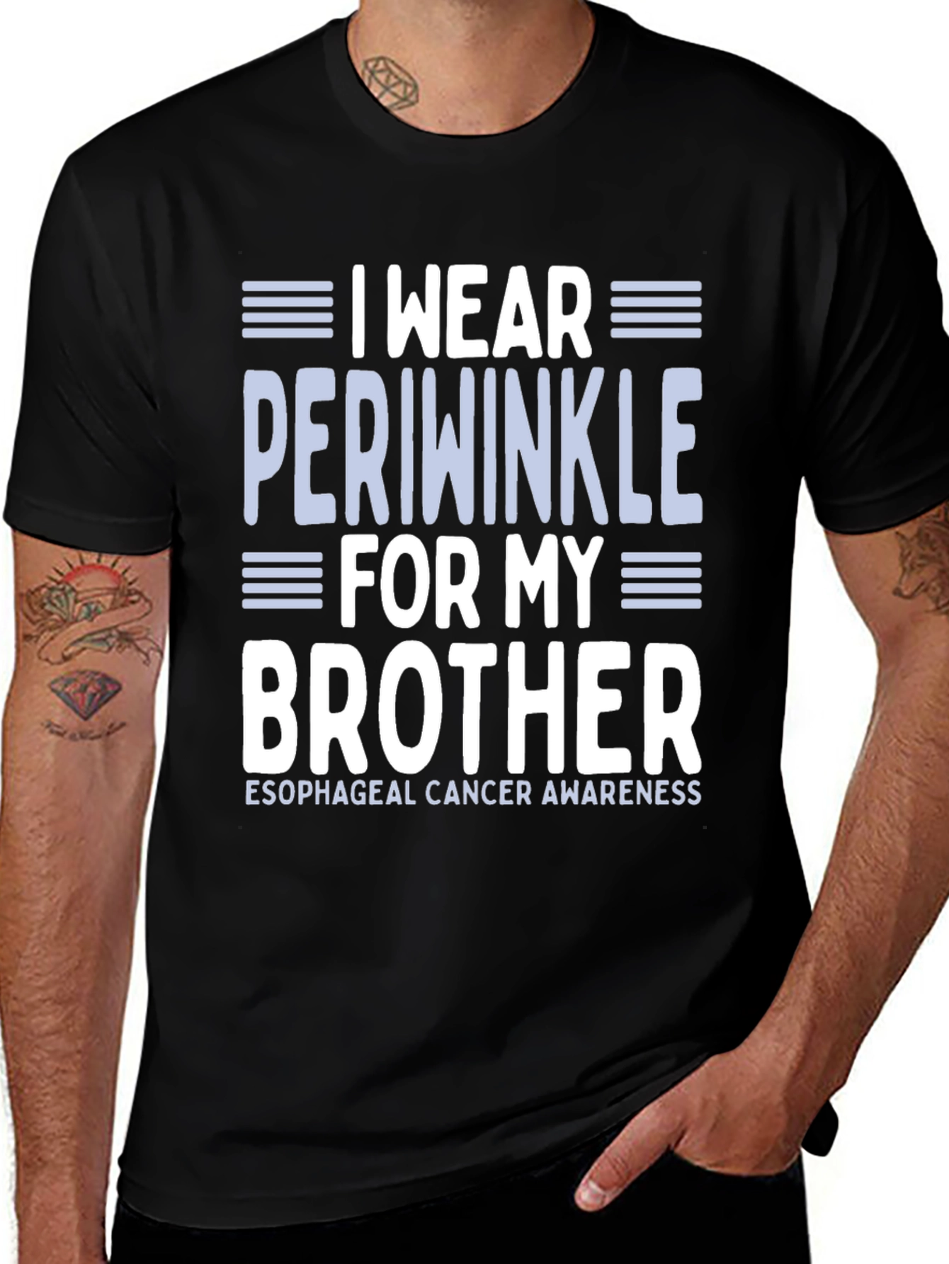 Variant 6 of I Wear Periwinkle for My Brother Awareness T-Shirt