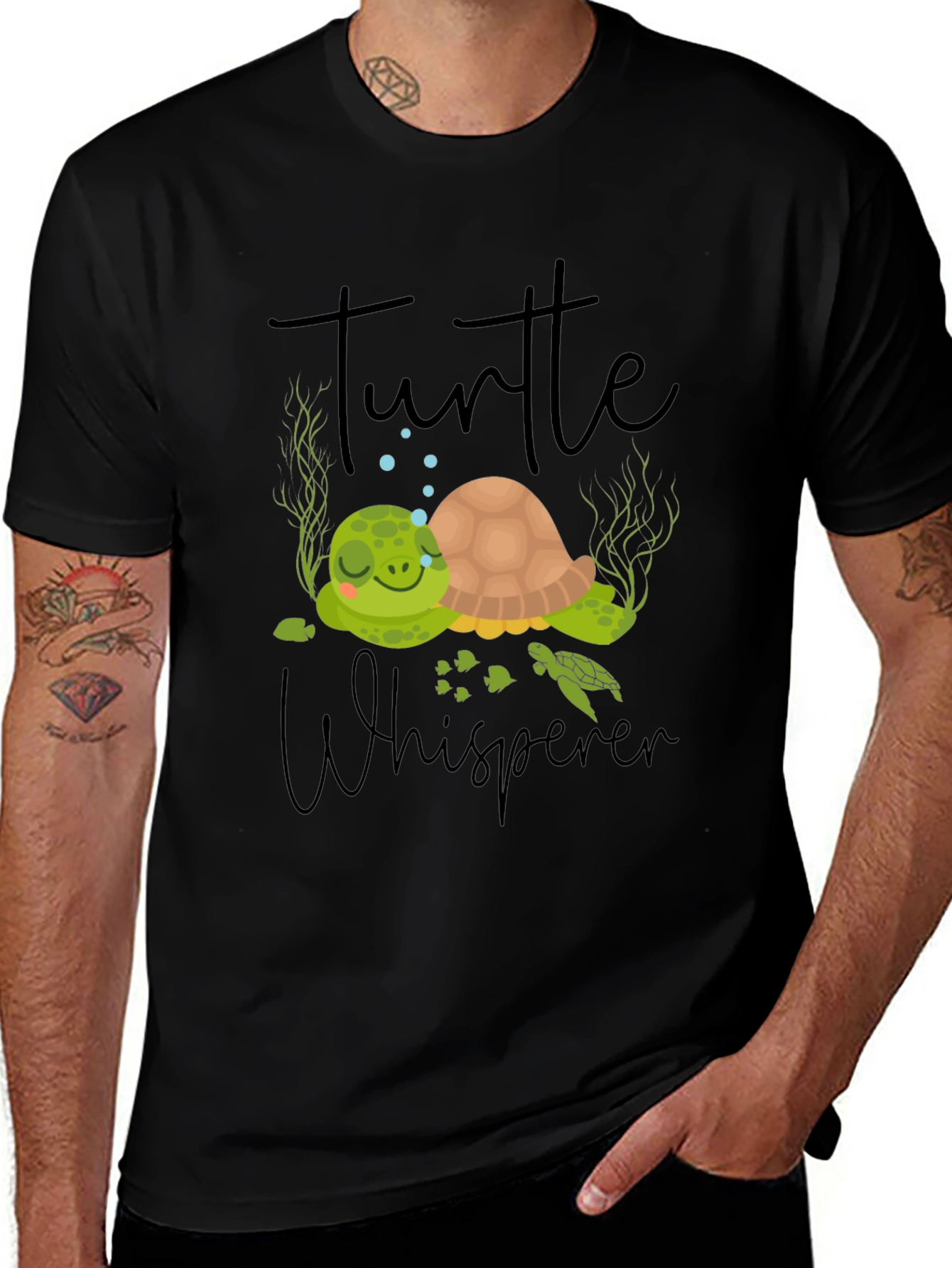Variant 24 of Turtle Whisperer Graphic Tee