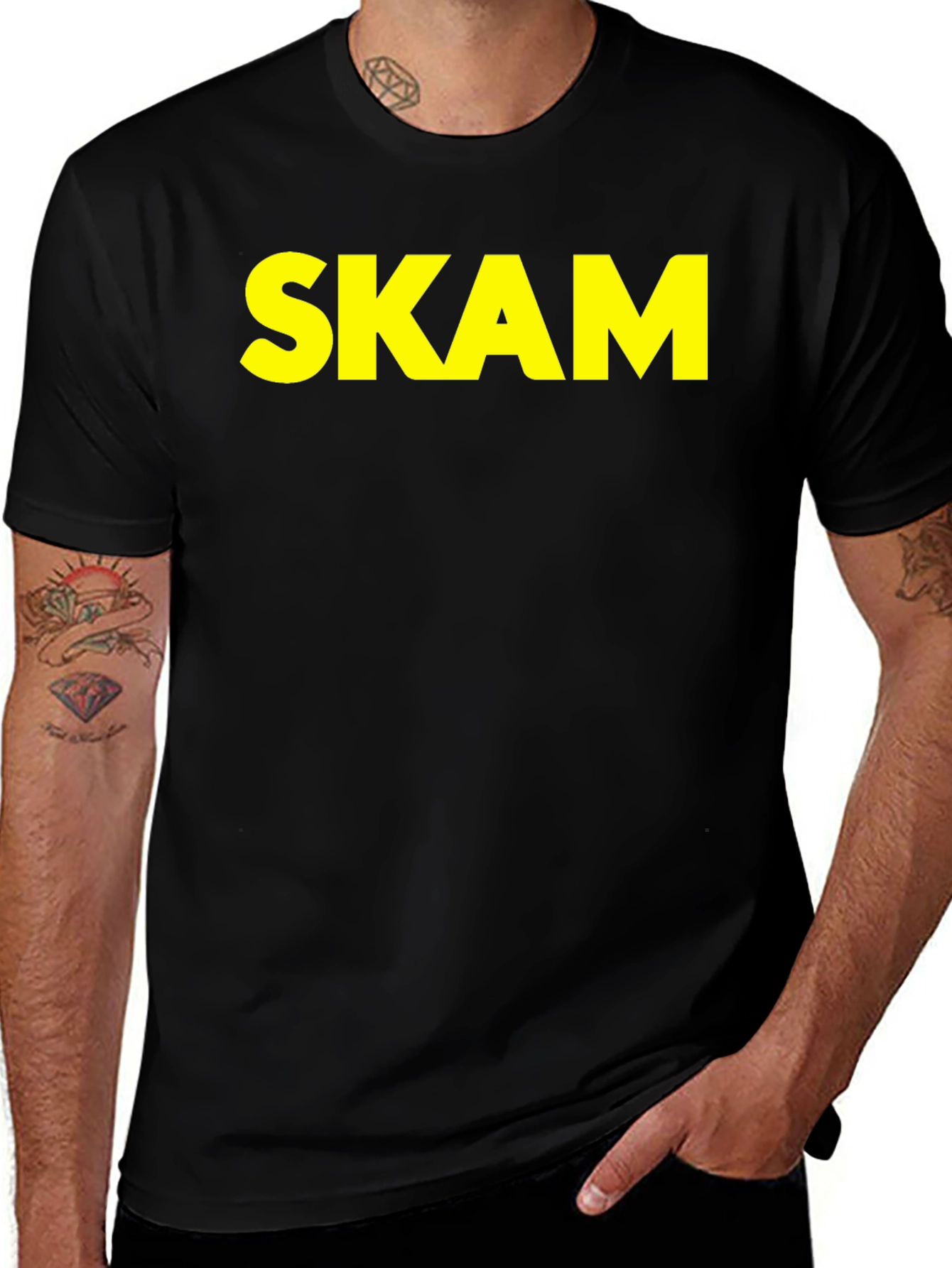 SKAM T-Shirt - Classic Design in Black