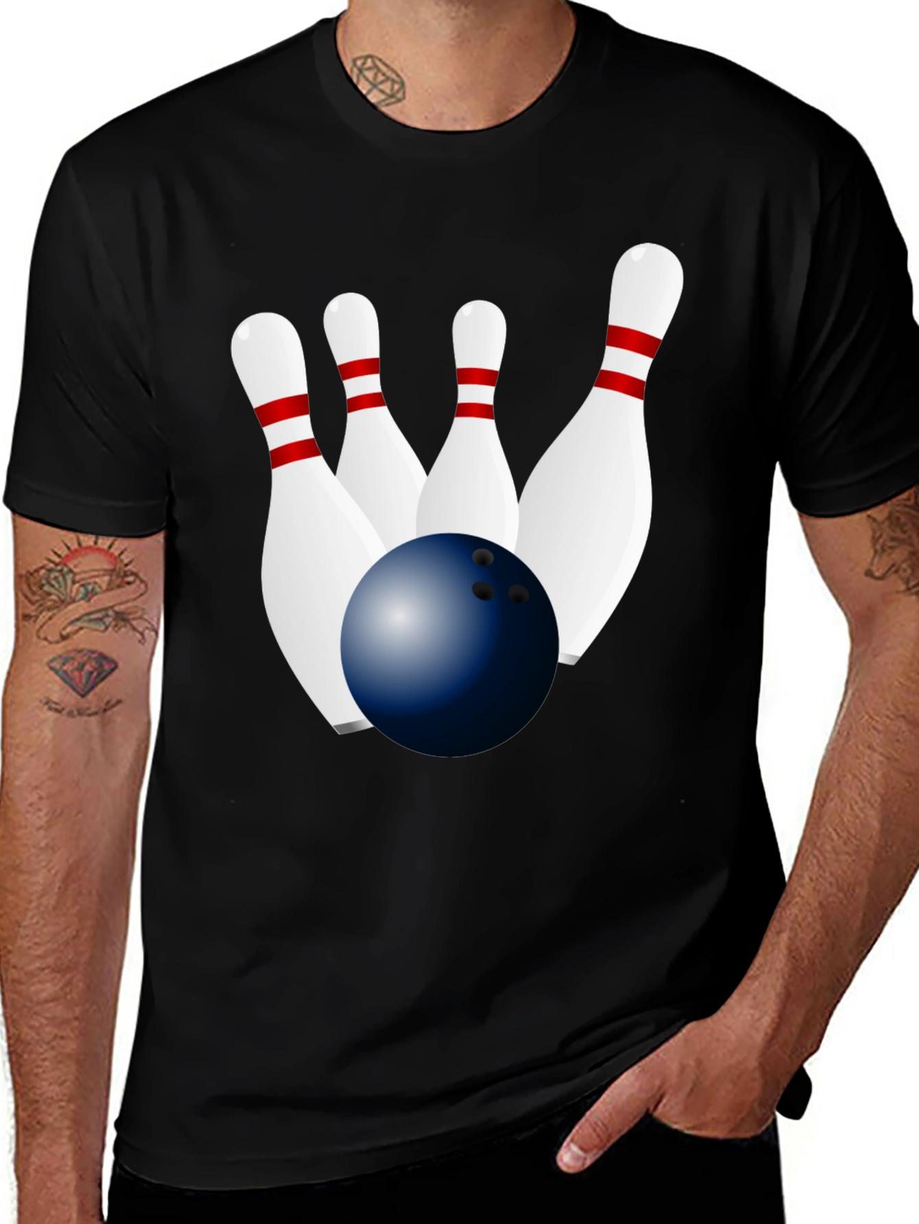 Variant 7 of Bowling Strike Graphic Tee