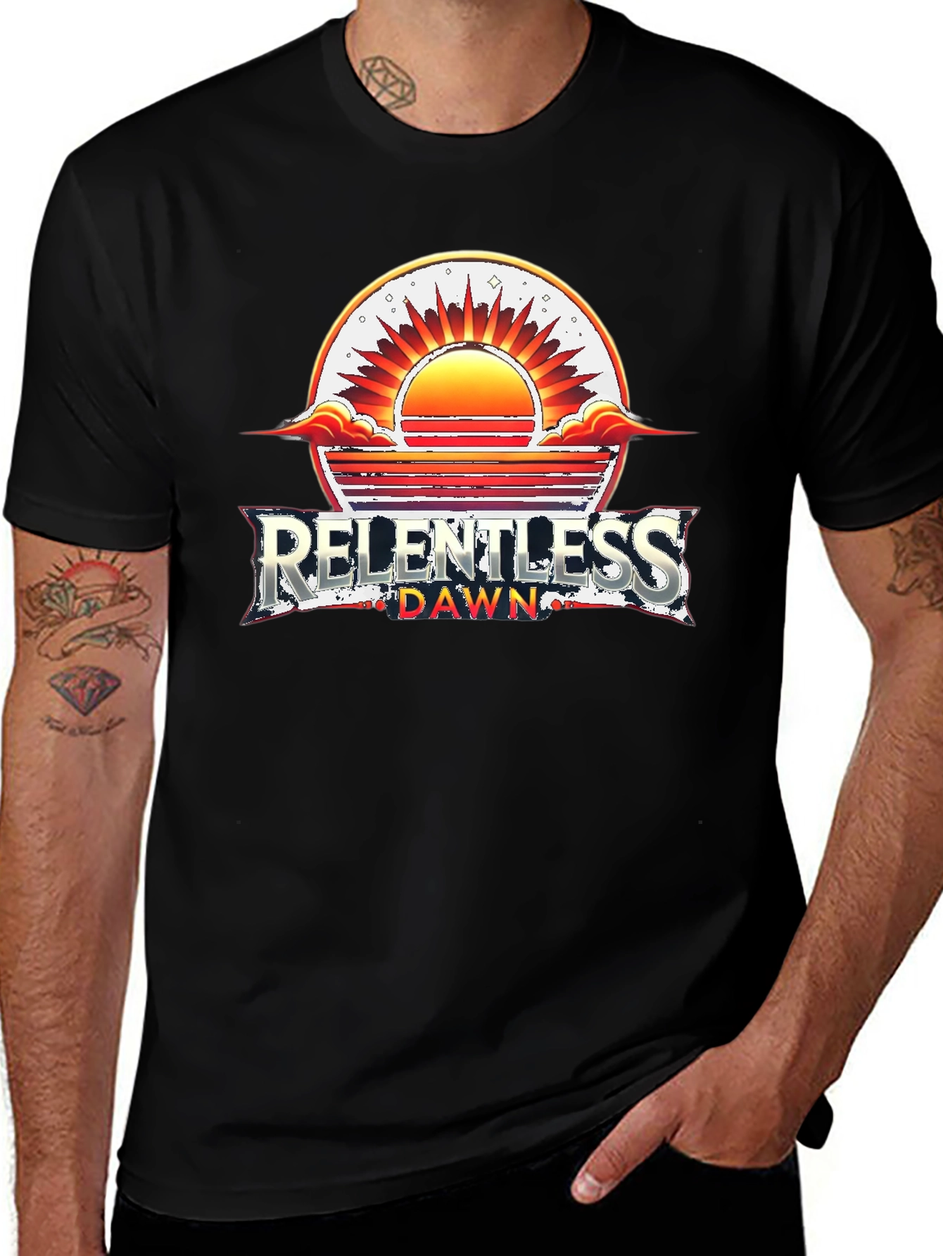 Variant 11 of Relentless Dawn Graphic Print T-Shirt