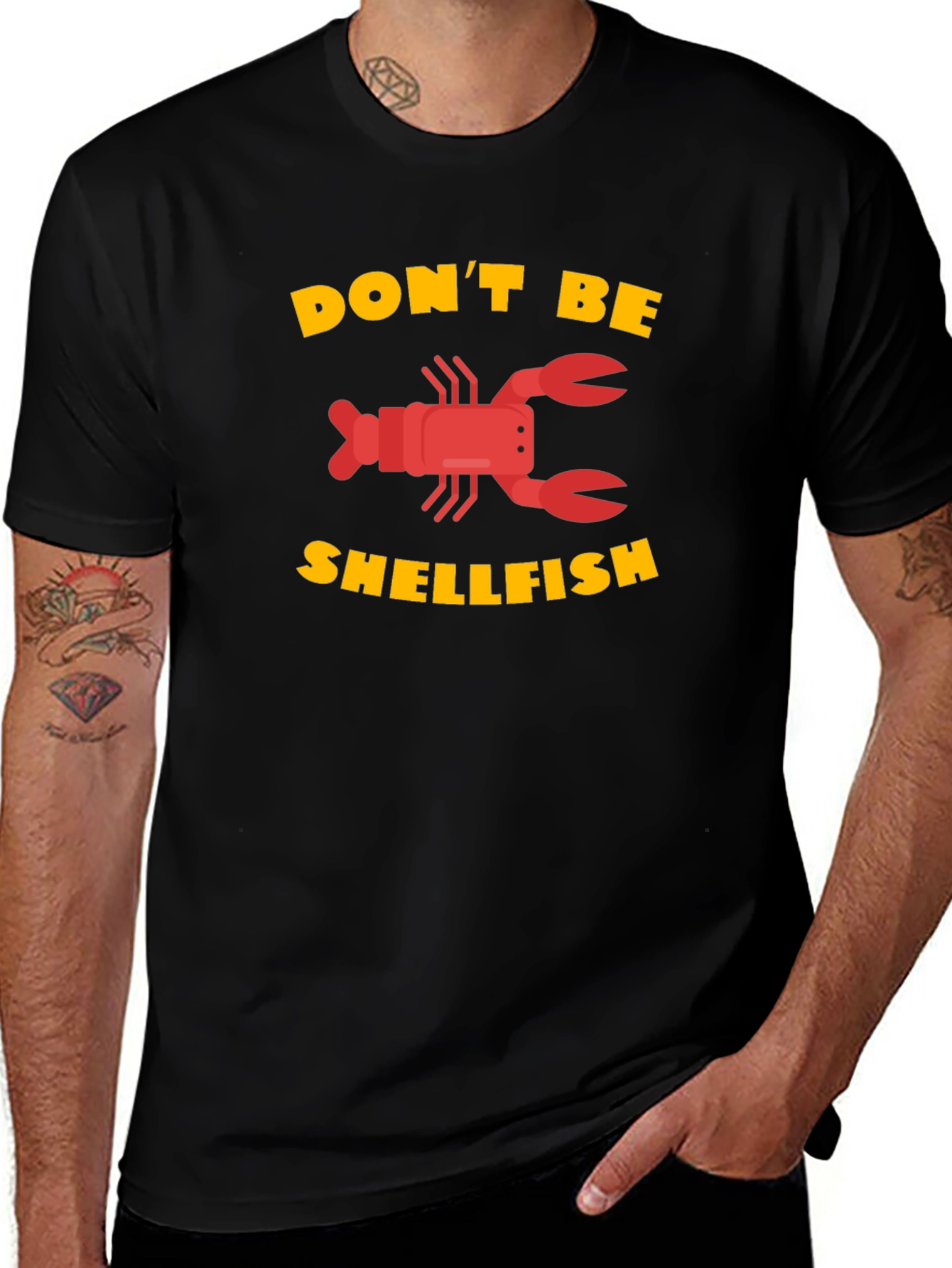 Variant 23 of Don't Be Shellfish Graphic Tee