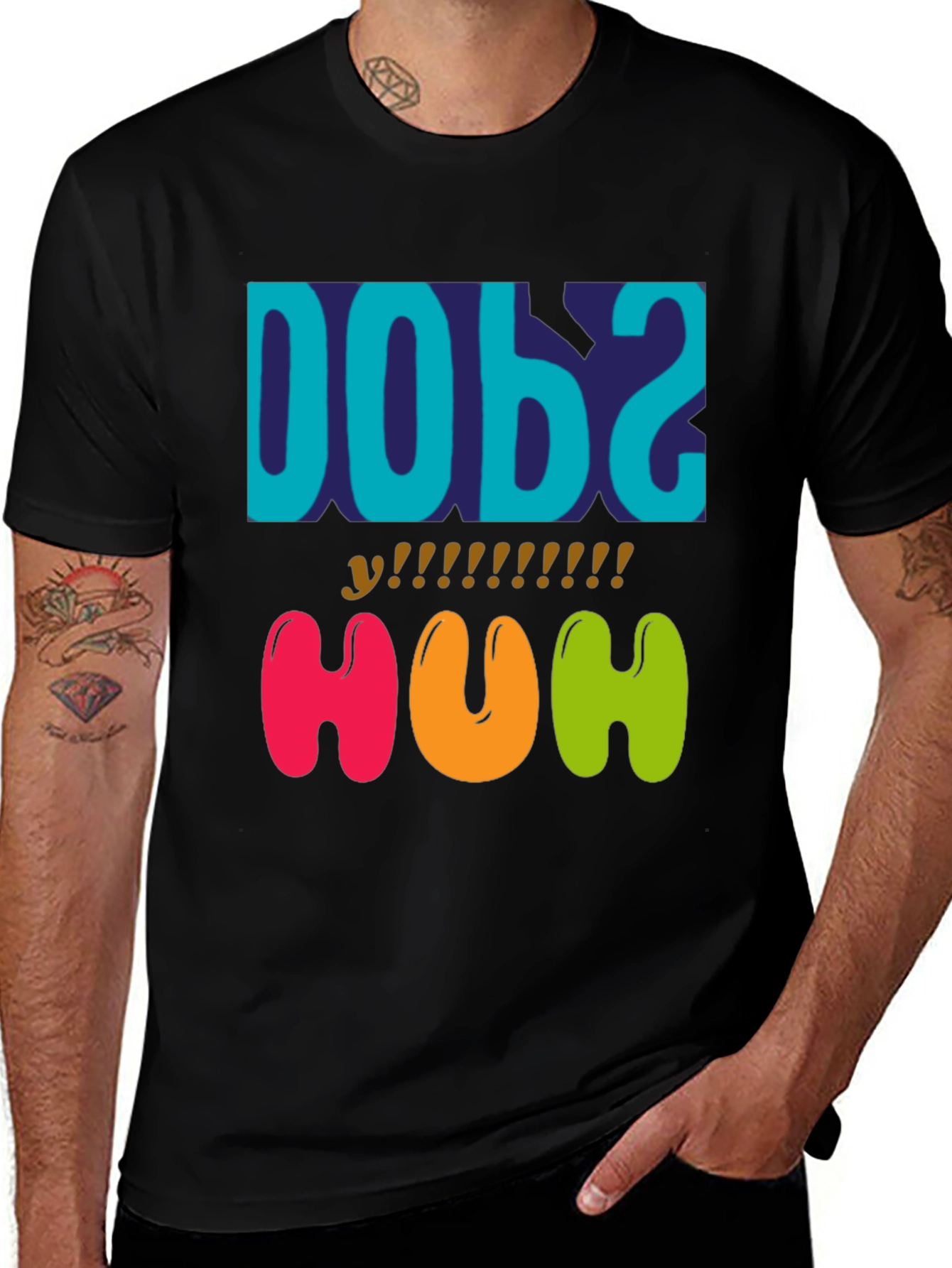 Variant 20 of Dobs Huh? Graphic Tee - Fun, Unique T-Shirt