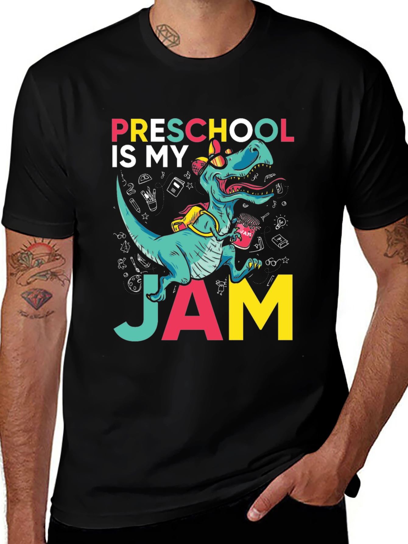 Variant 23 of Preschool Dinosaur Graphic T-Shirt