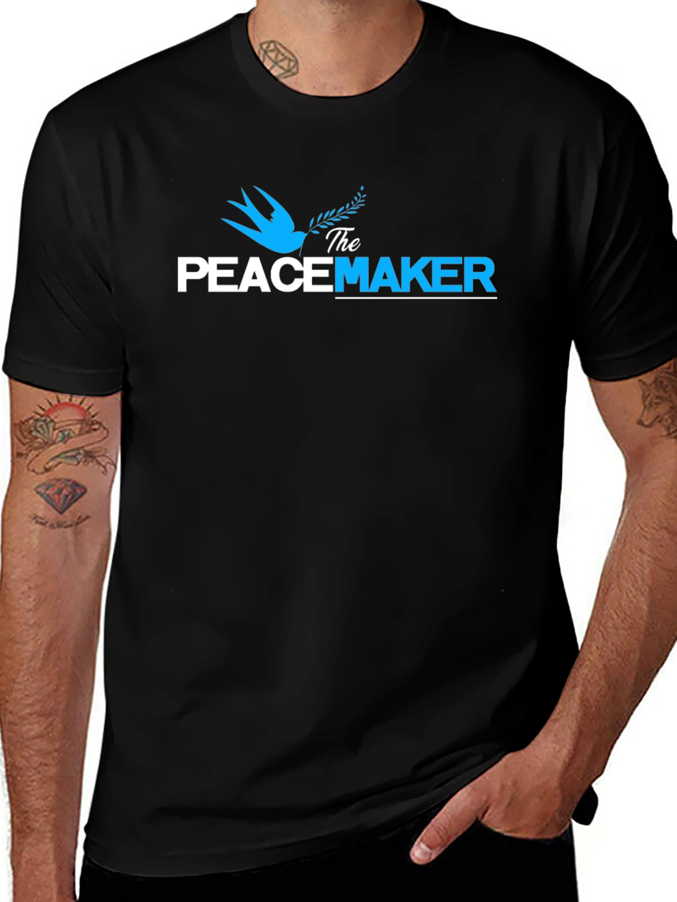 Variant 7 of The Peacemaker Graphic Print Crew Neck T-Shirt