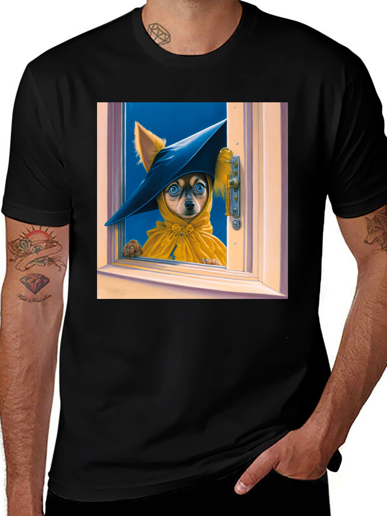 Variant 22 of Chihuahua Wizard T-Shirt