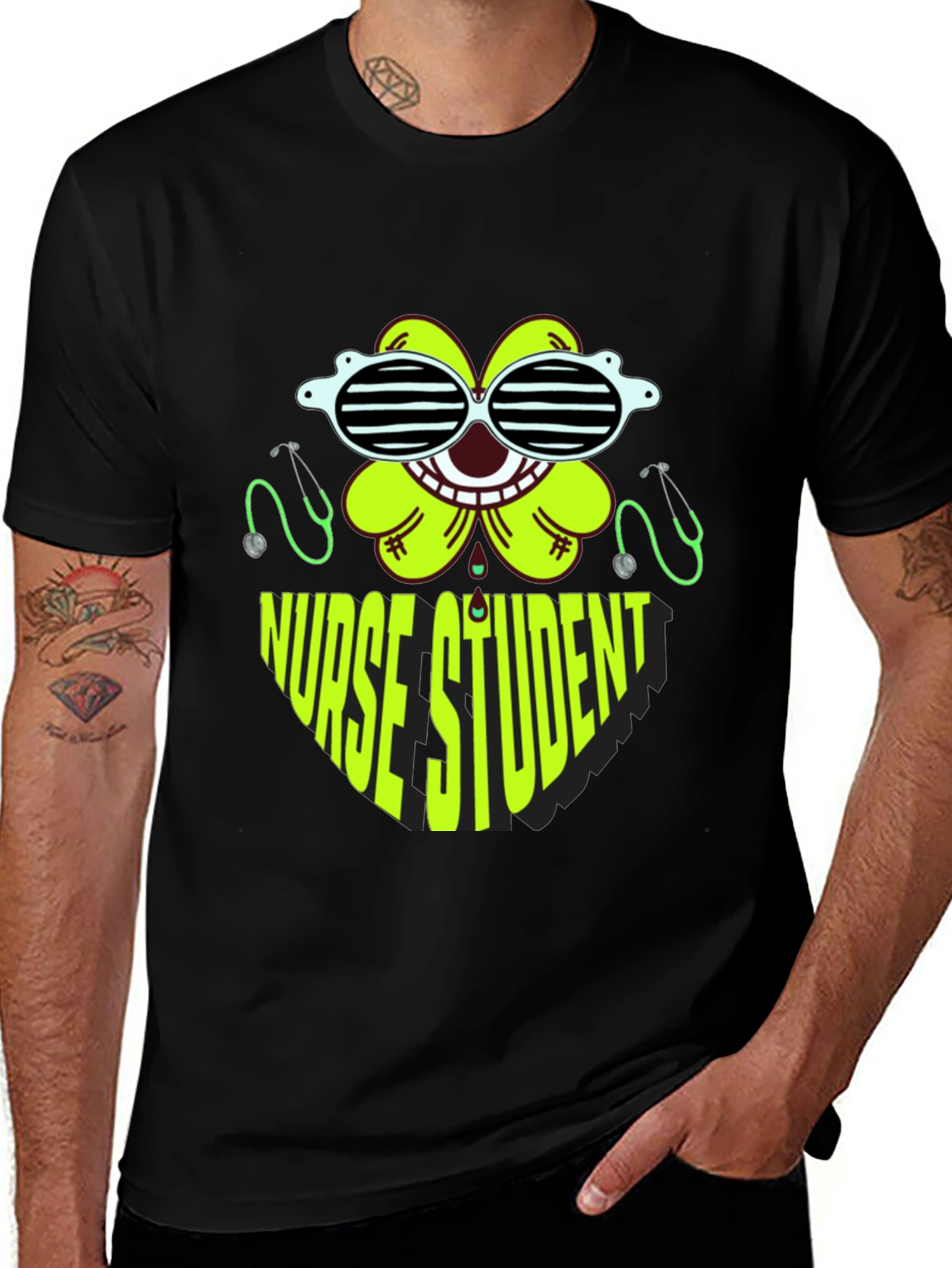 Variant 12 of Nurse Student Shamrock Tee - Fun St. Patrick's Day Shirt