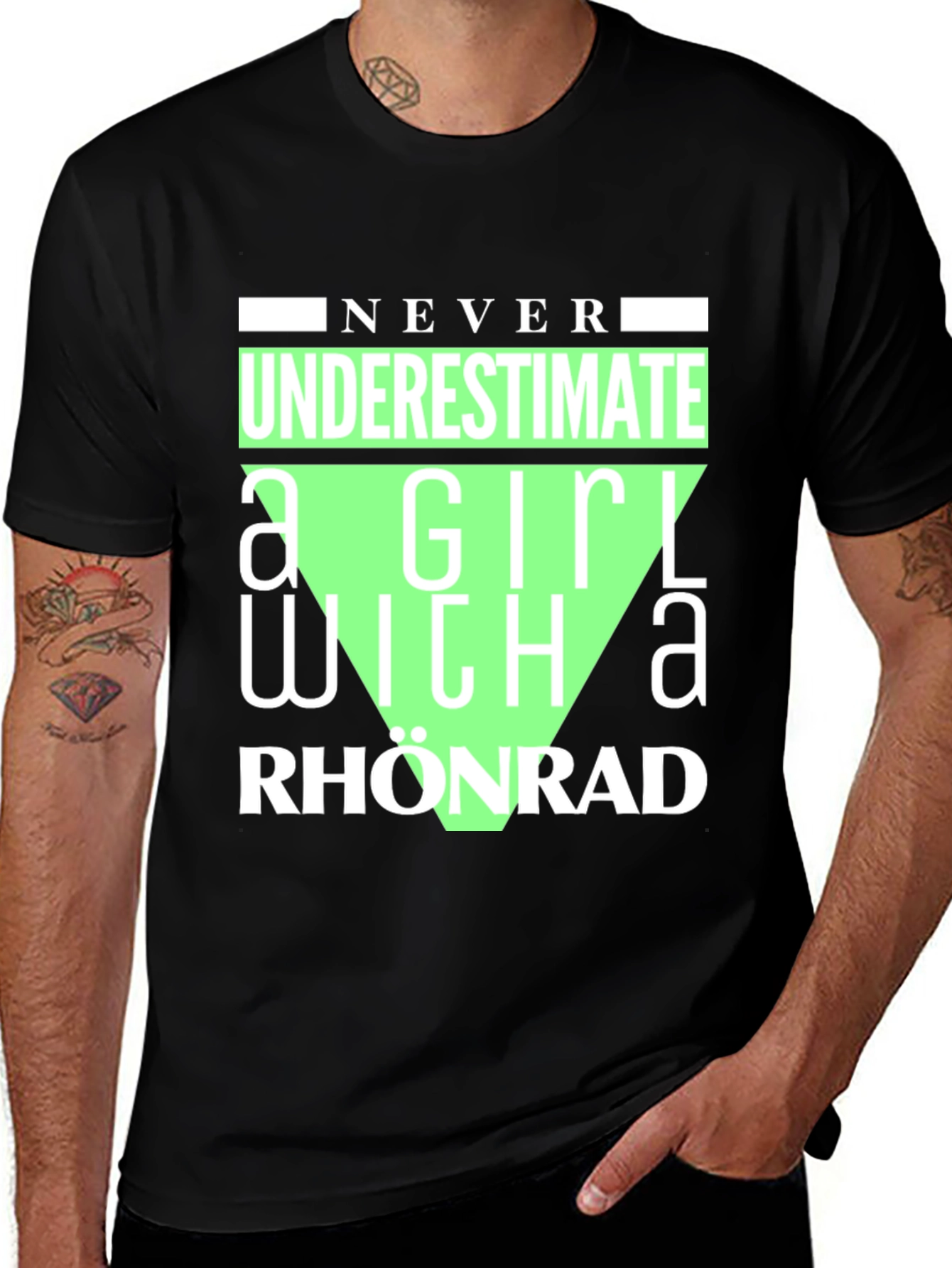 Variant 10 of Never Underestimate Rhonrad Girl T-Shirt