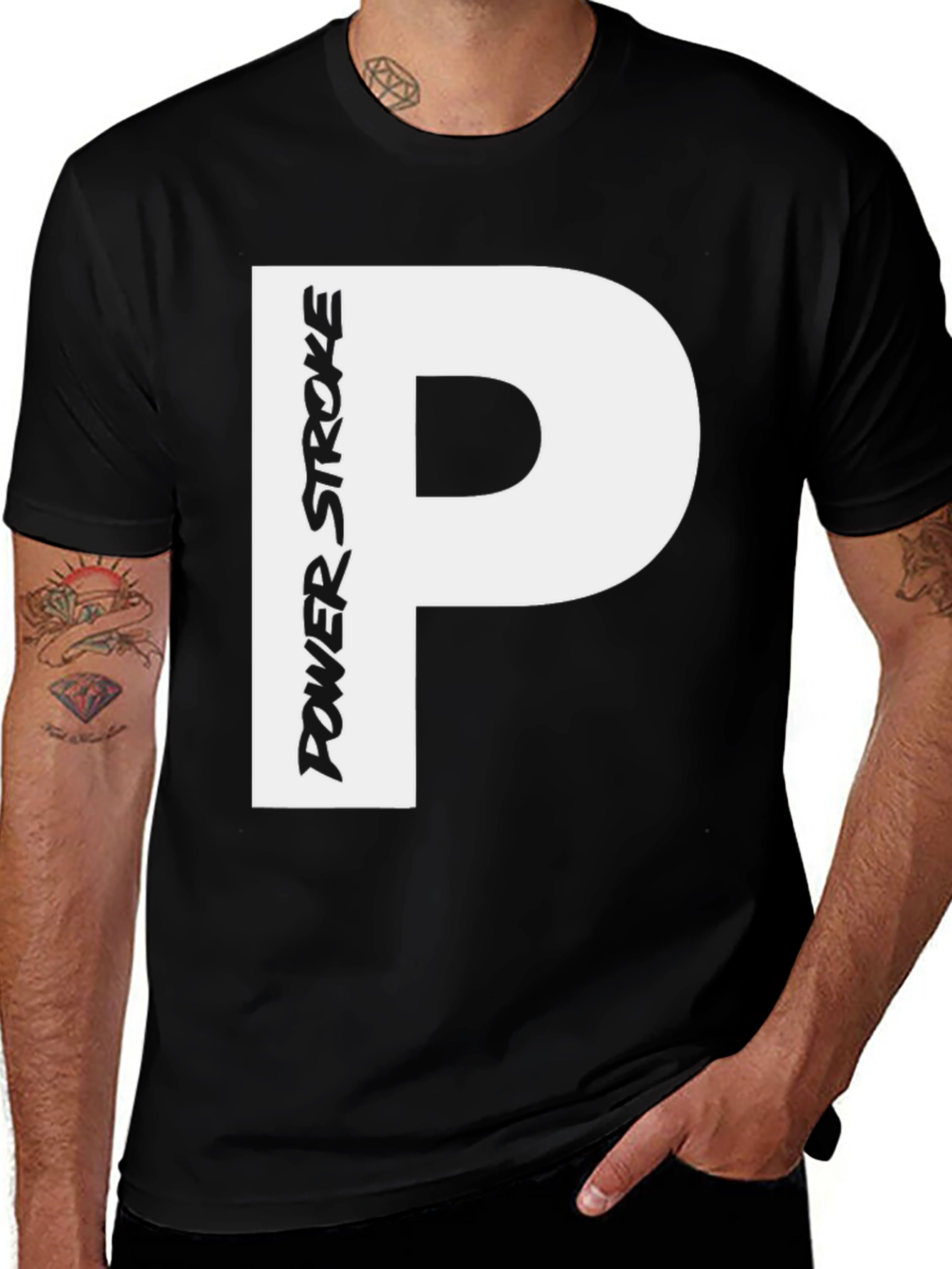 Variant 13 of Power Stroke T-Shirt - Graphic Print Tee