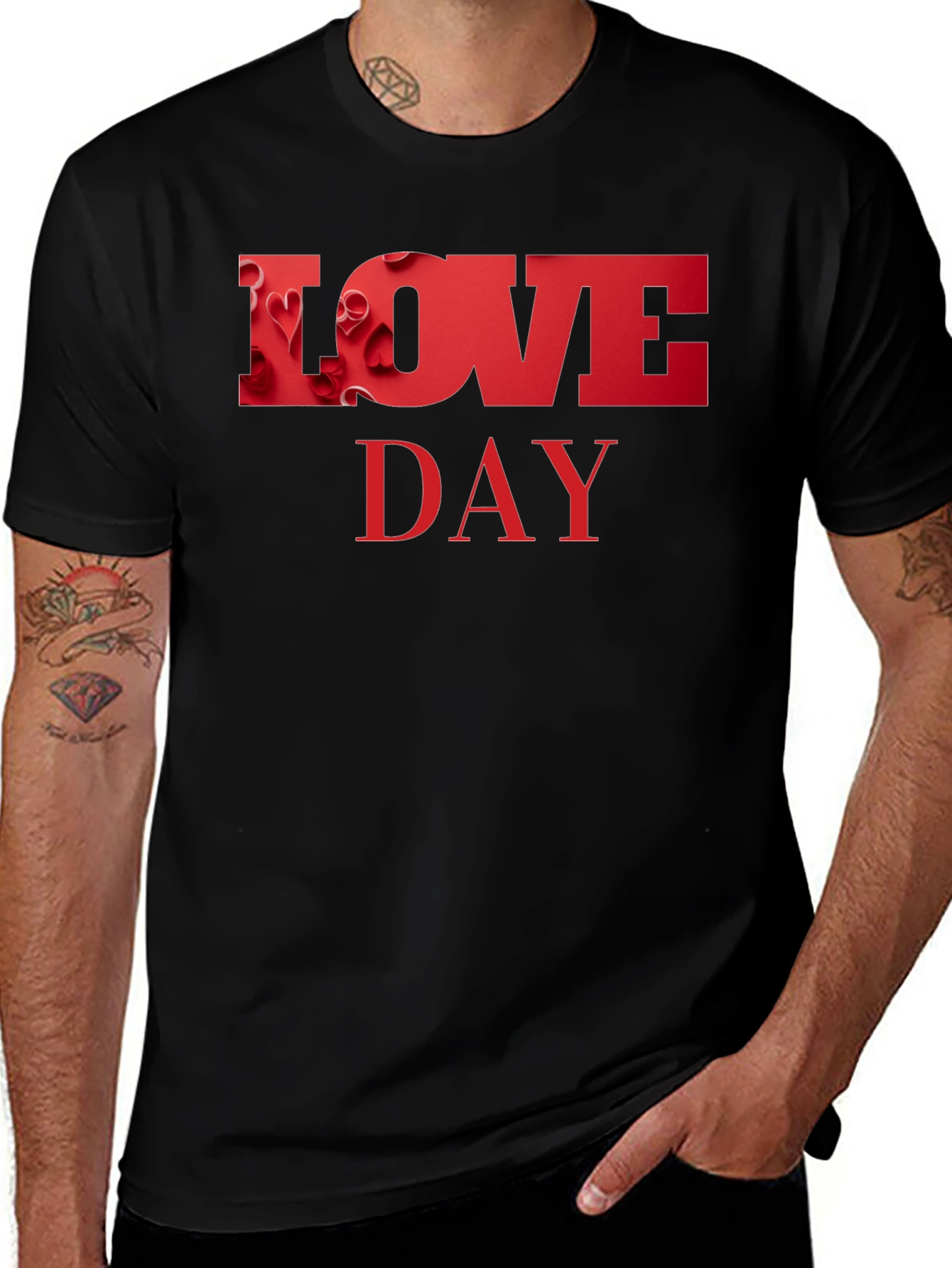 Variant 10 of Love Day Graphic Tee - Valentine's Gift