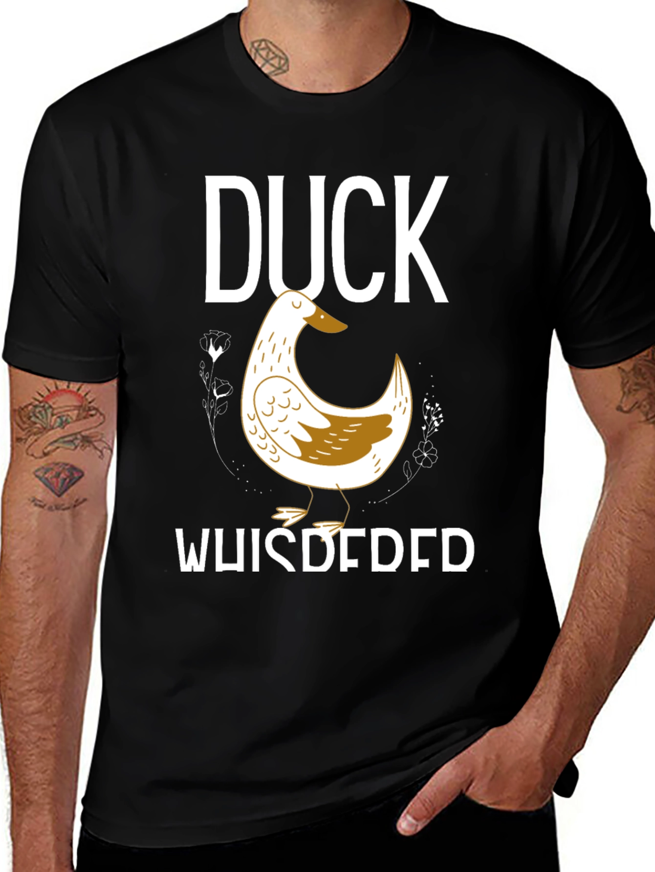 Variant 30 of Duck Whisperer Graphic T-Shirt - Funny Animal Lover Tee