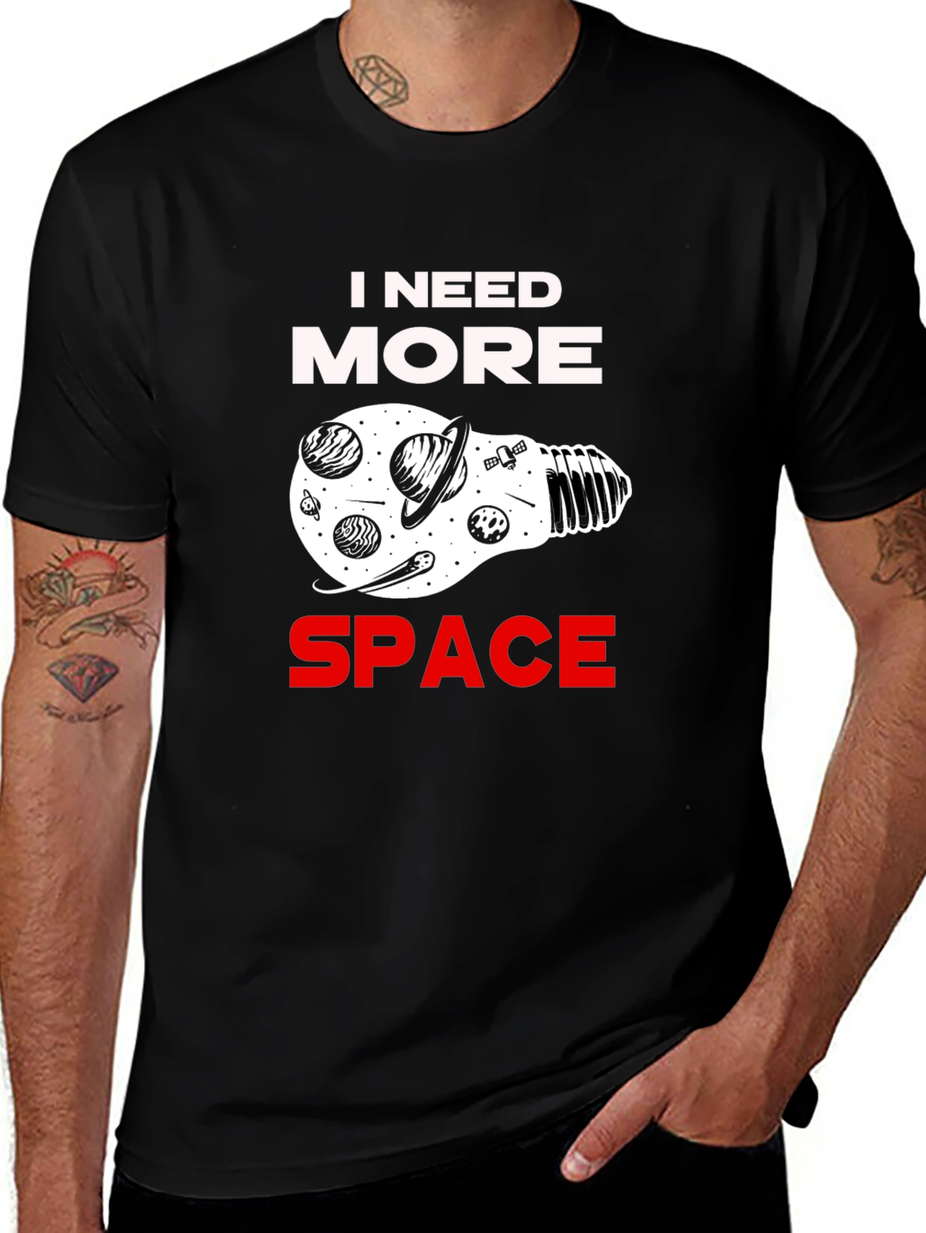 Variant 9 of I Need More Space Graphic T-Shirt