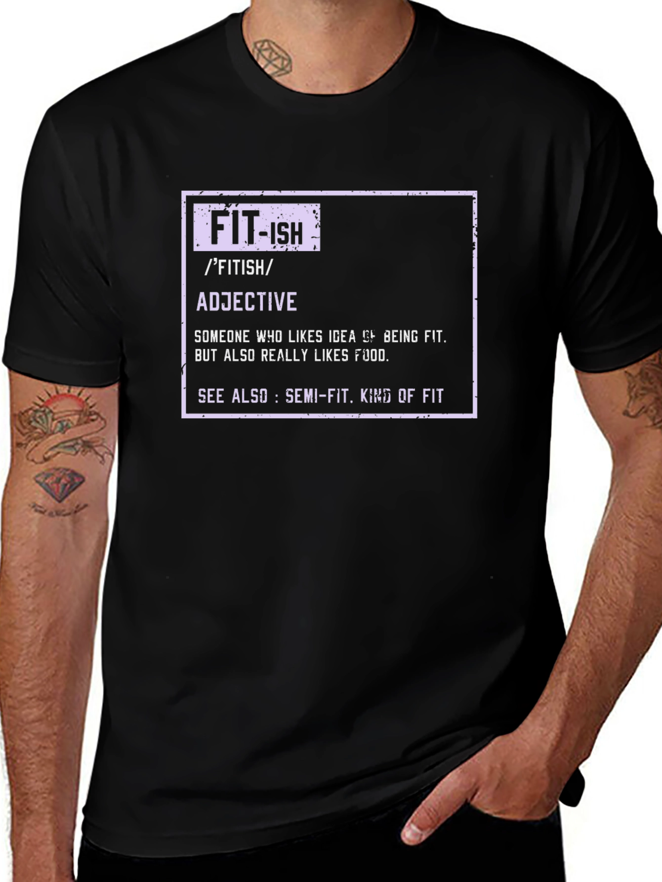 Variant 16 of Fit-ish Definition T-Shirt - Funny Fitness Tee