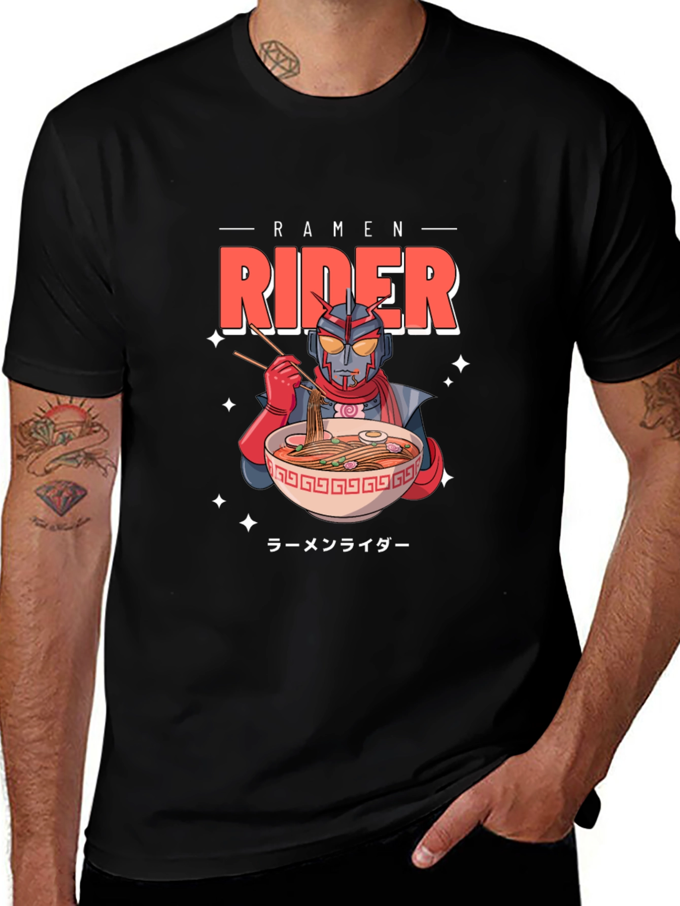 Ramen Rider T-Shirt - Anime Foodie Tee