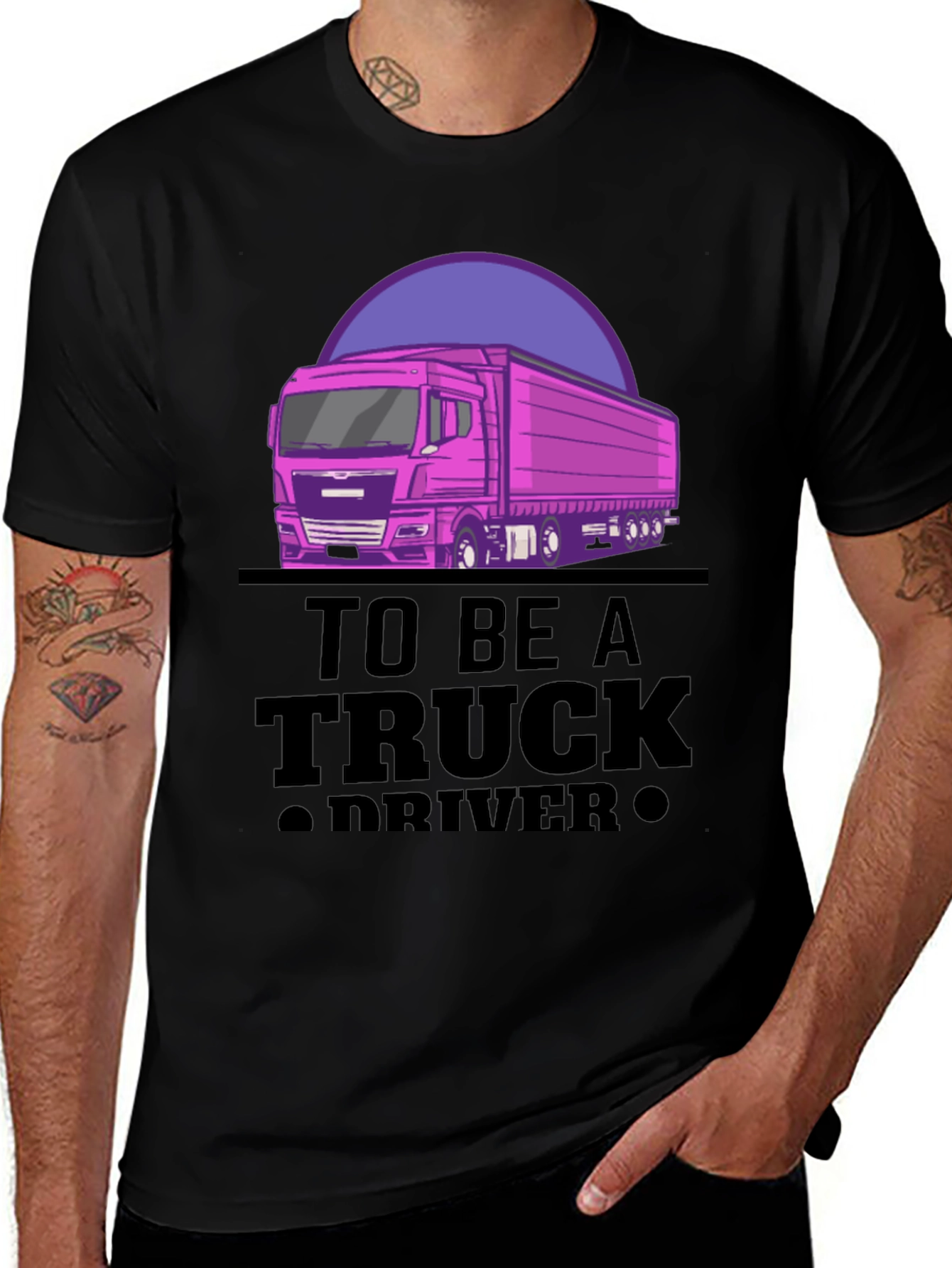 Variant 25 of Truck Driver T-Shirt - Stylish Graphic Tee