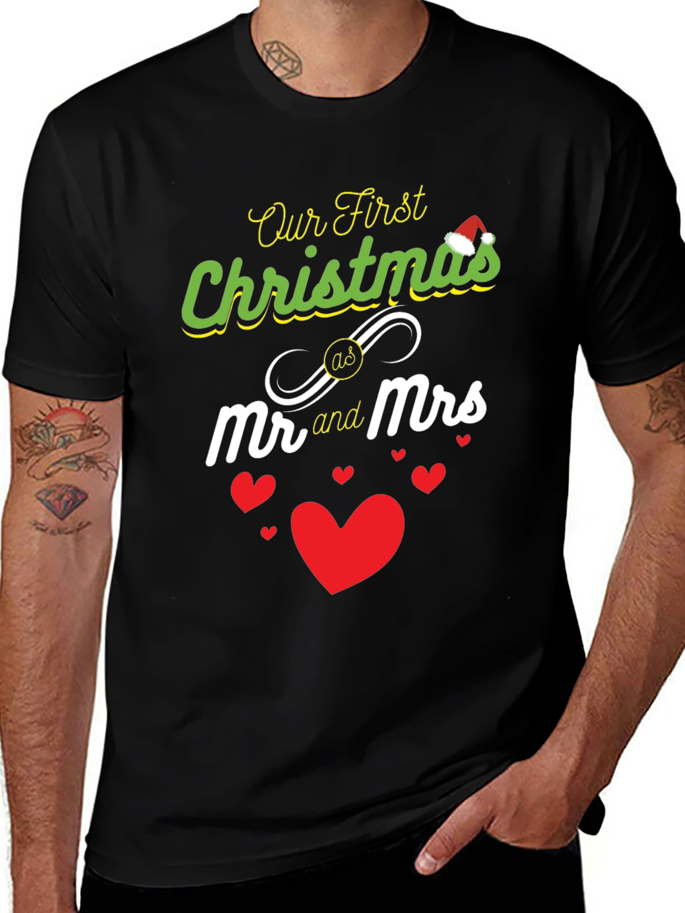Variant 14 of Our First Christmas as Mr. and Mrs. T-Shirt