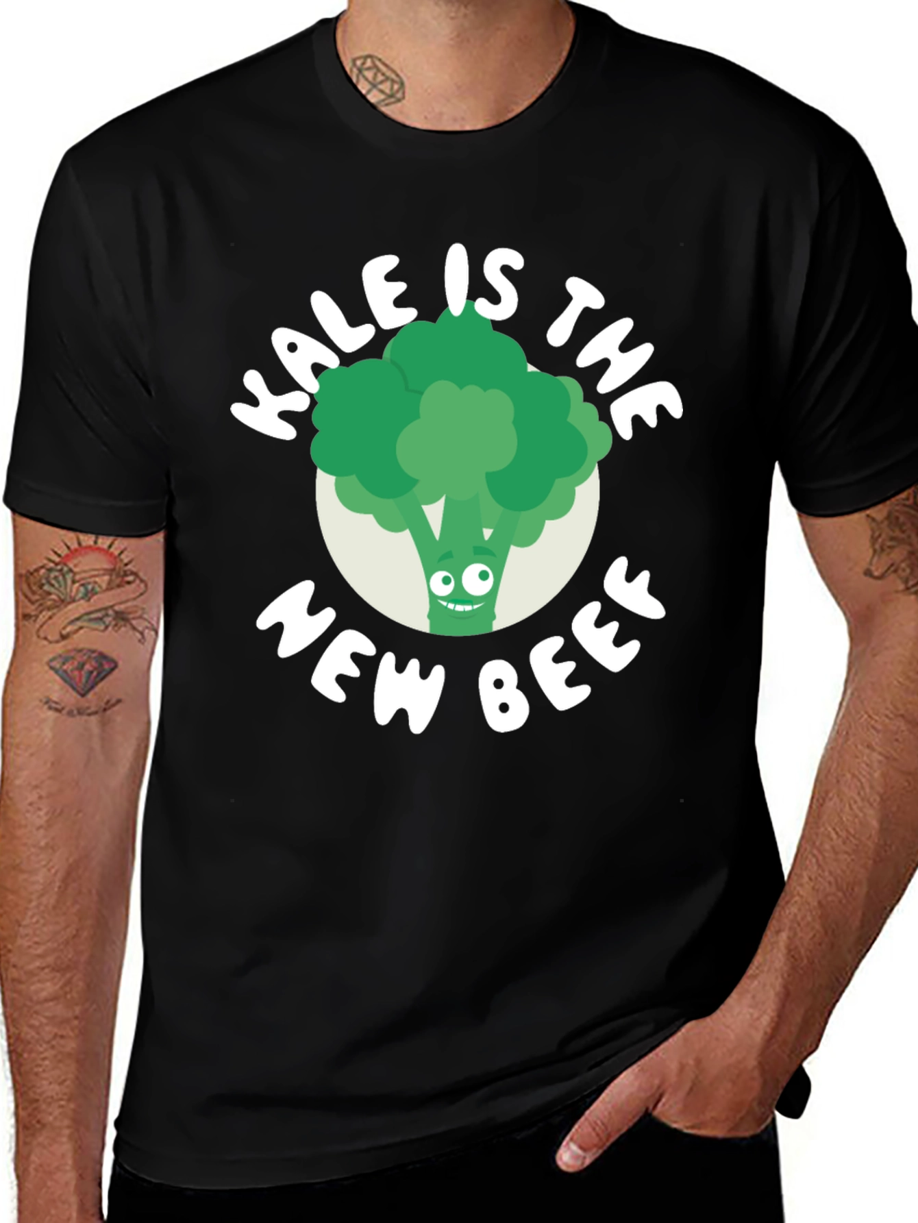 Variant 8 of Kale is the New Beef Graphic Tee