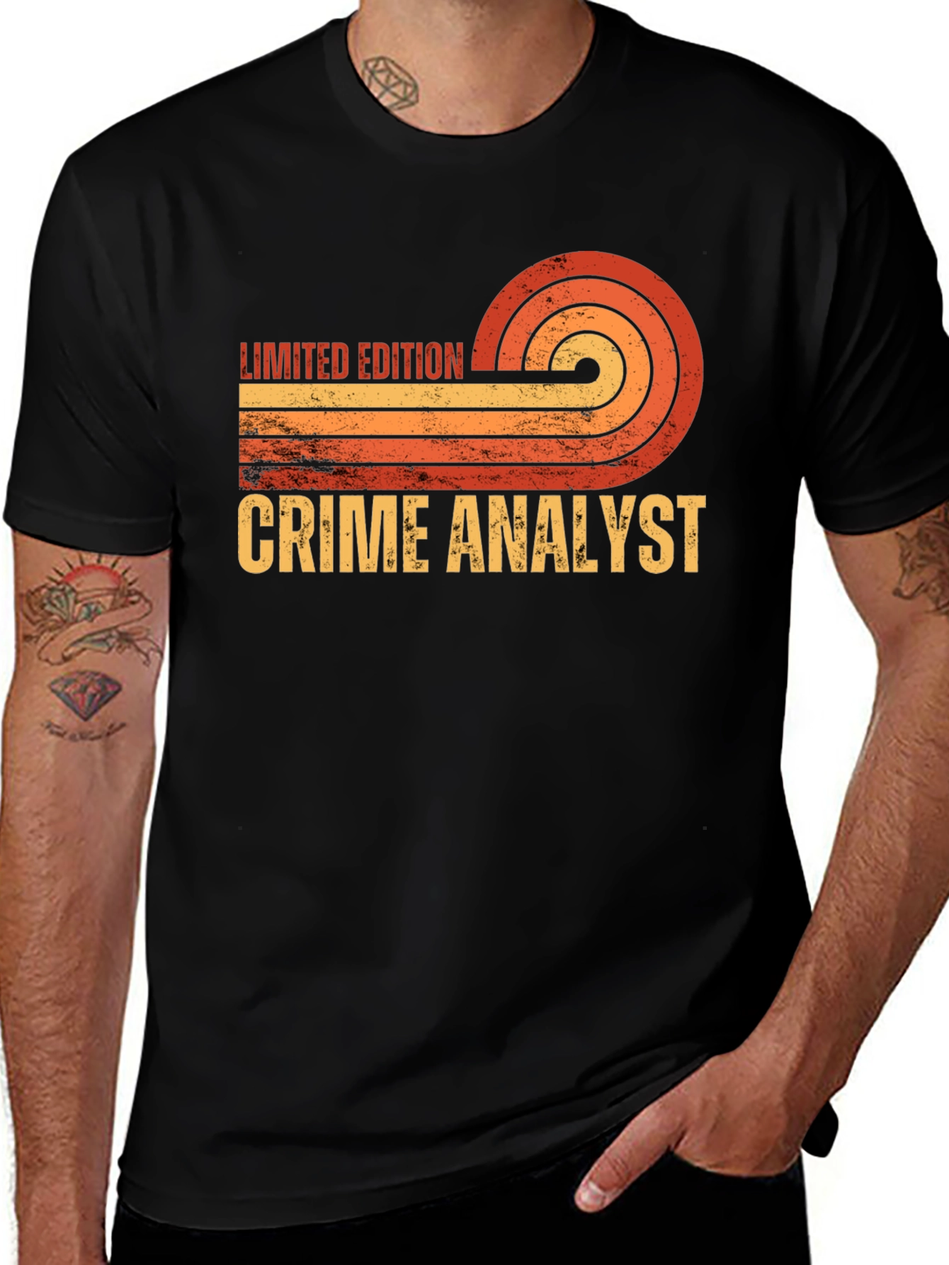 Variant 15 of Limited Edition Crime Analyst Graphic T-Shirt