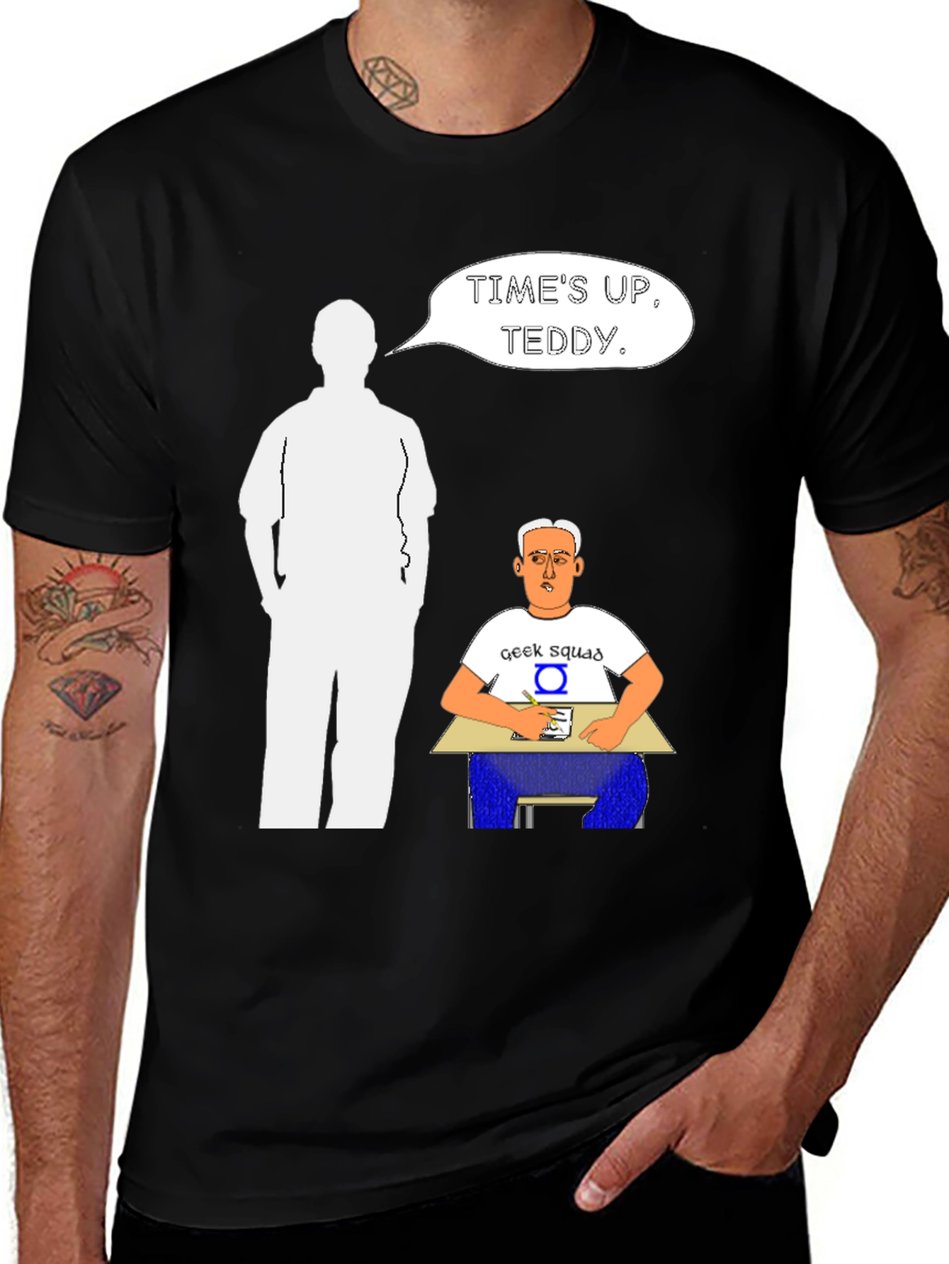 Geek Squad Time's Up Graphic Tee