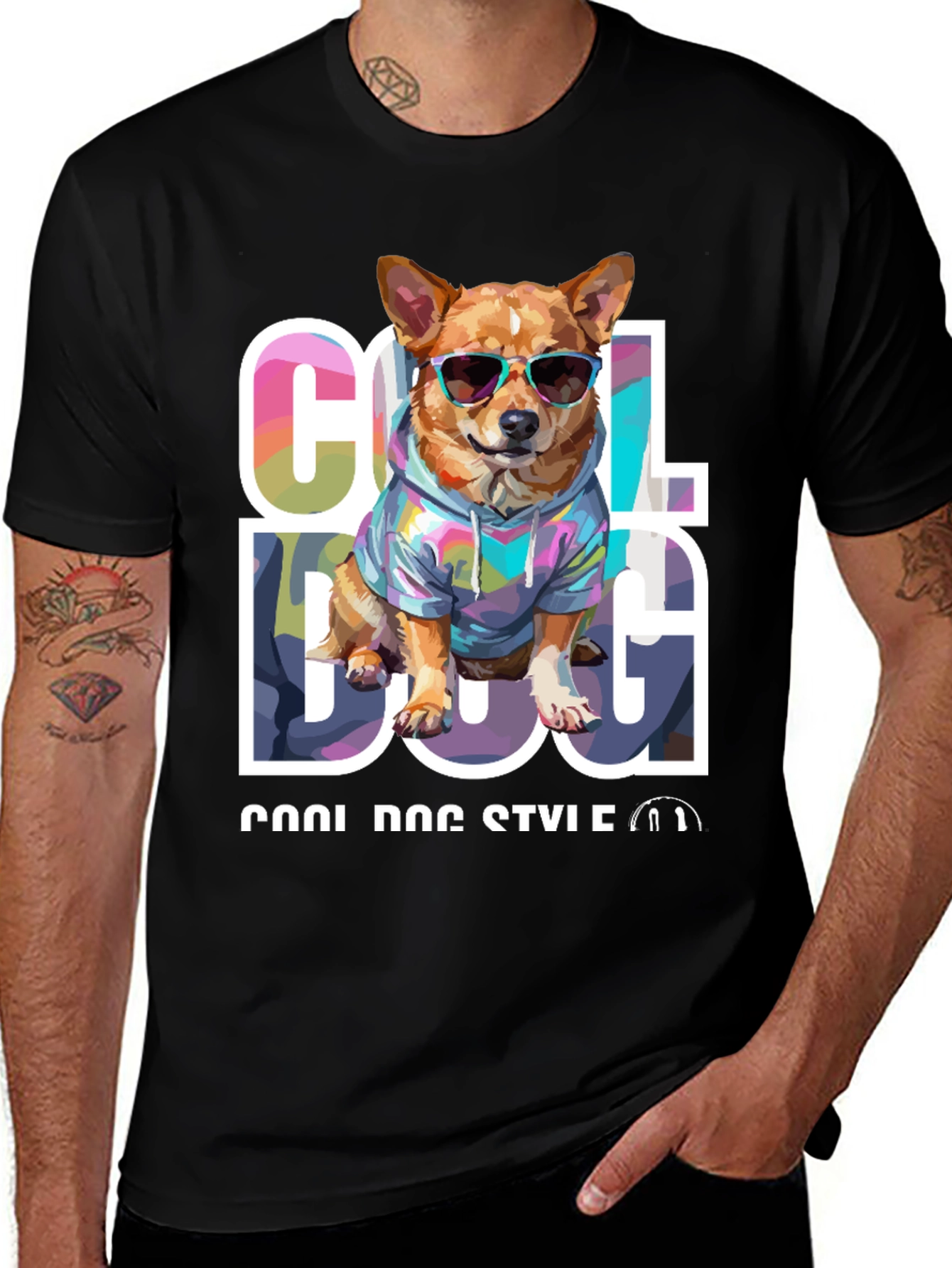 Variant 23 of Cool Dog Graphic Tee